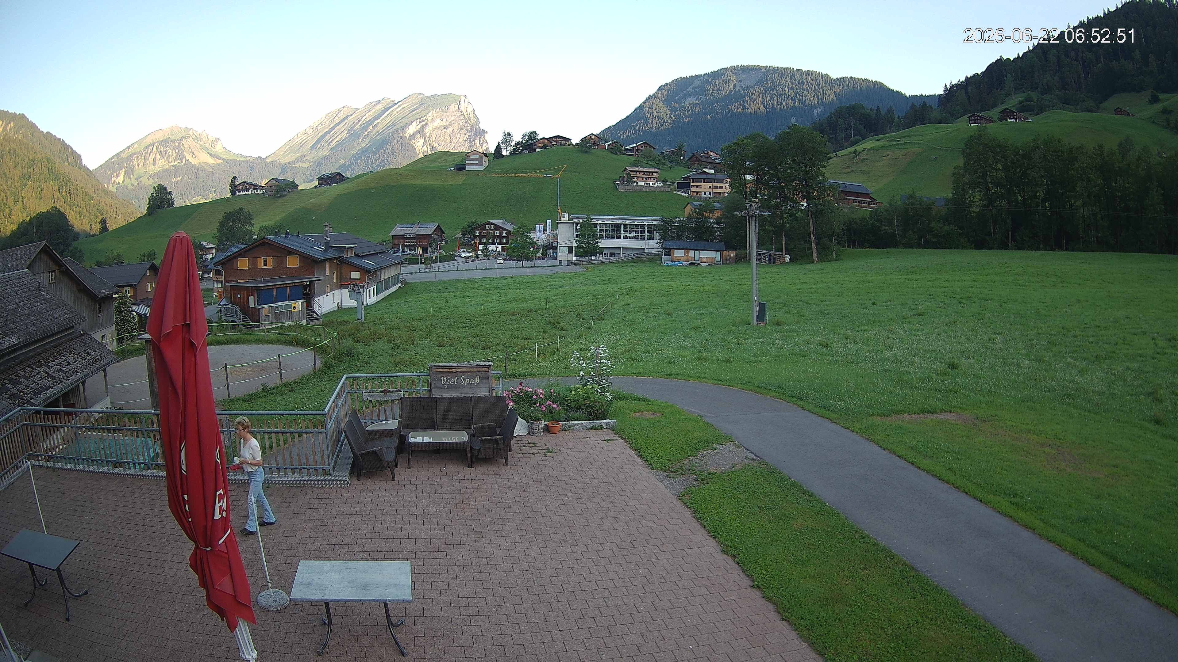 Archiv Foto Webcam Schrannenhof am Diedamskopf