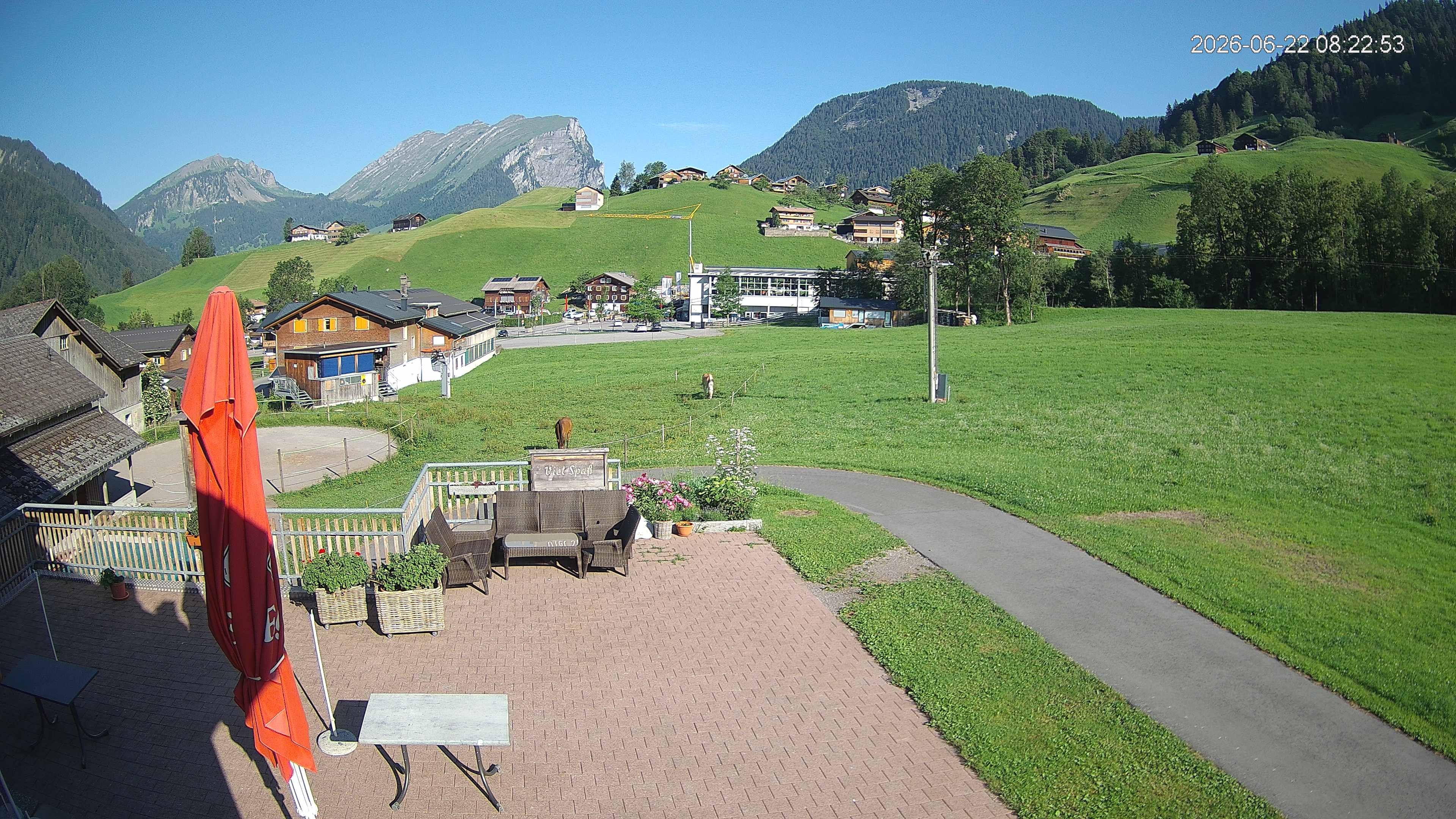 Archiv Foto Webcam Schrannenhof am Diedamskopf