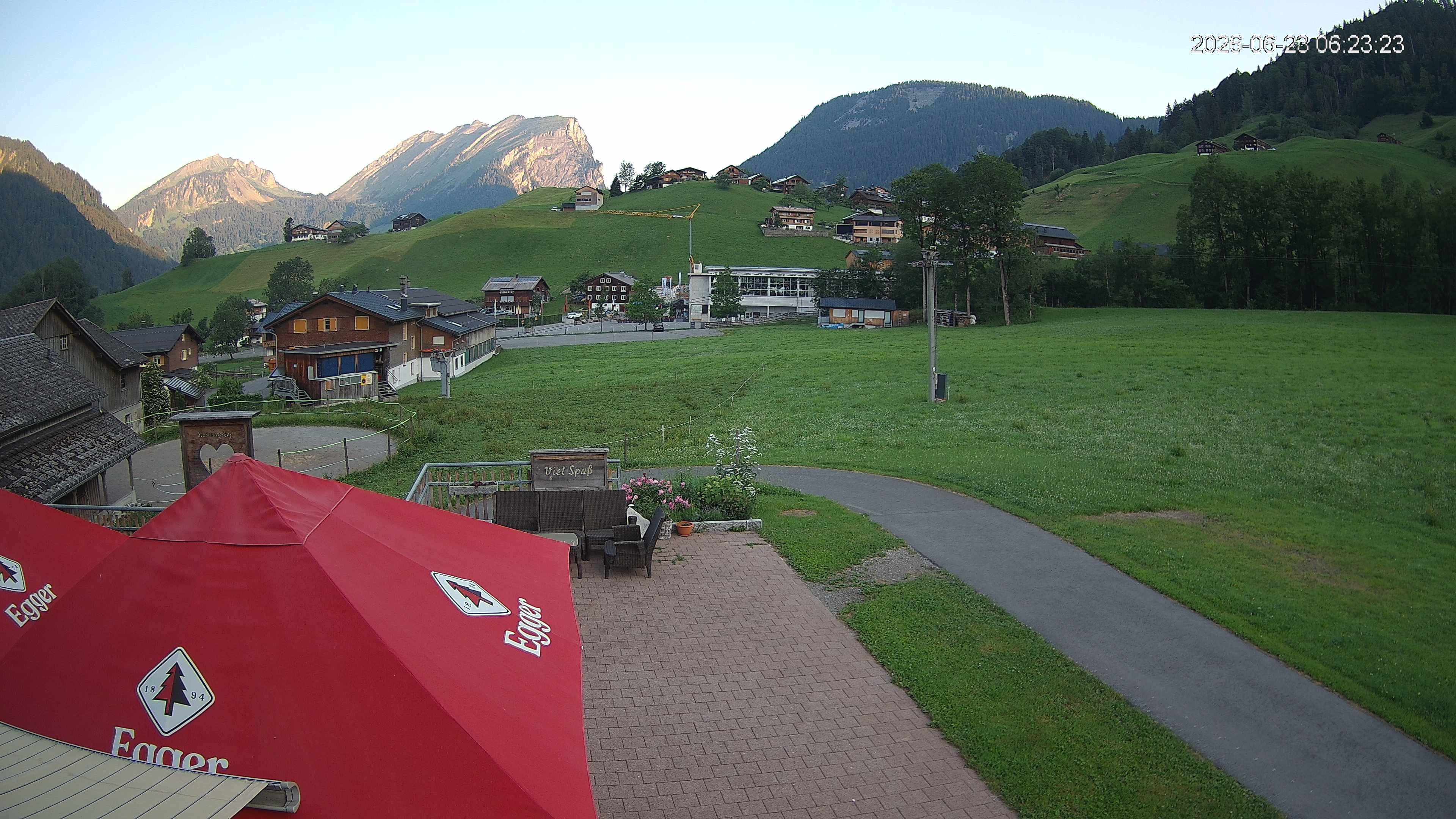 Archiv Foto Webcam Schrannenhof am Diedamskopf