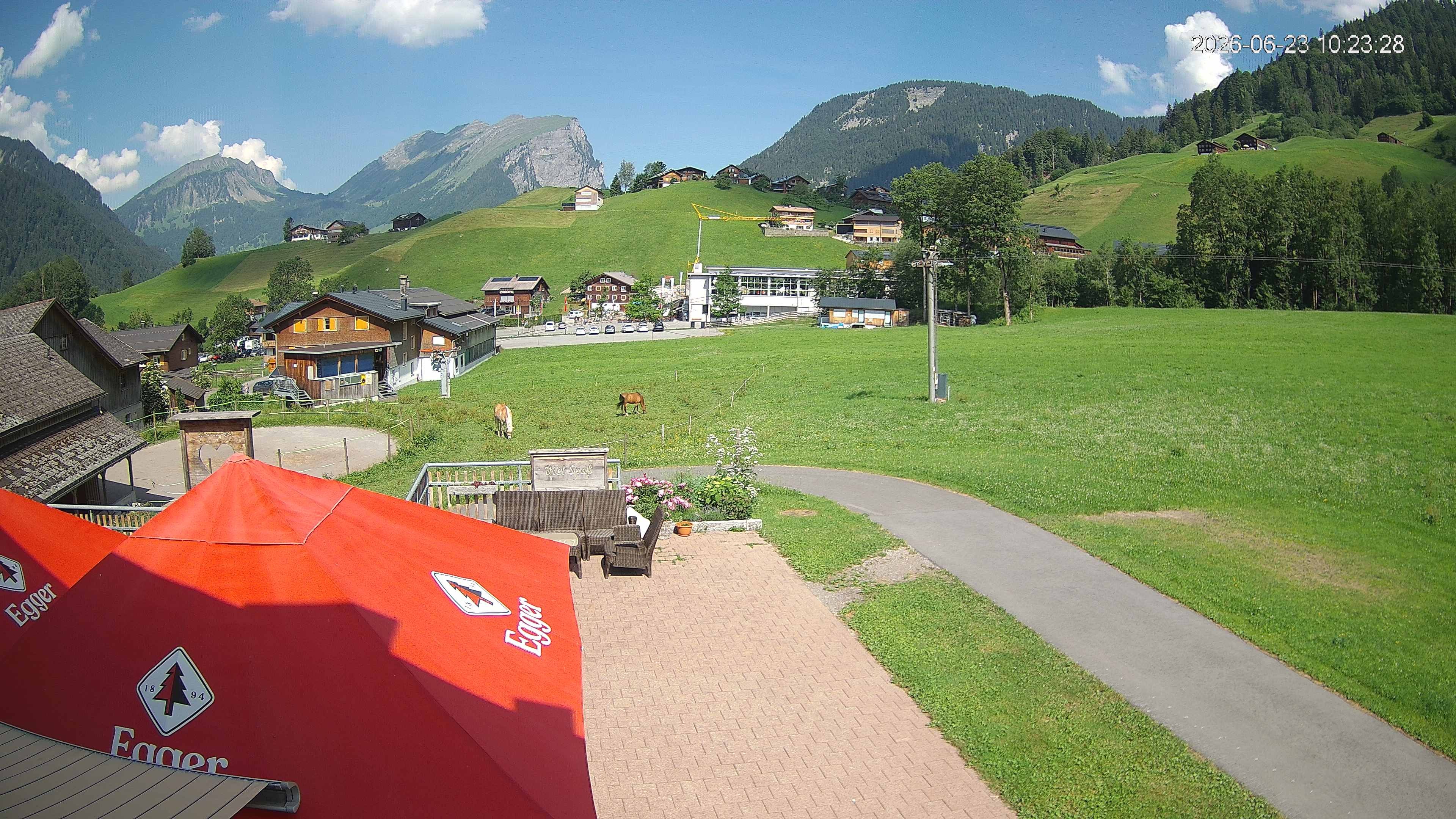 Archiv Foto Webcam Schrannenhof am Diedamskopf