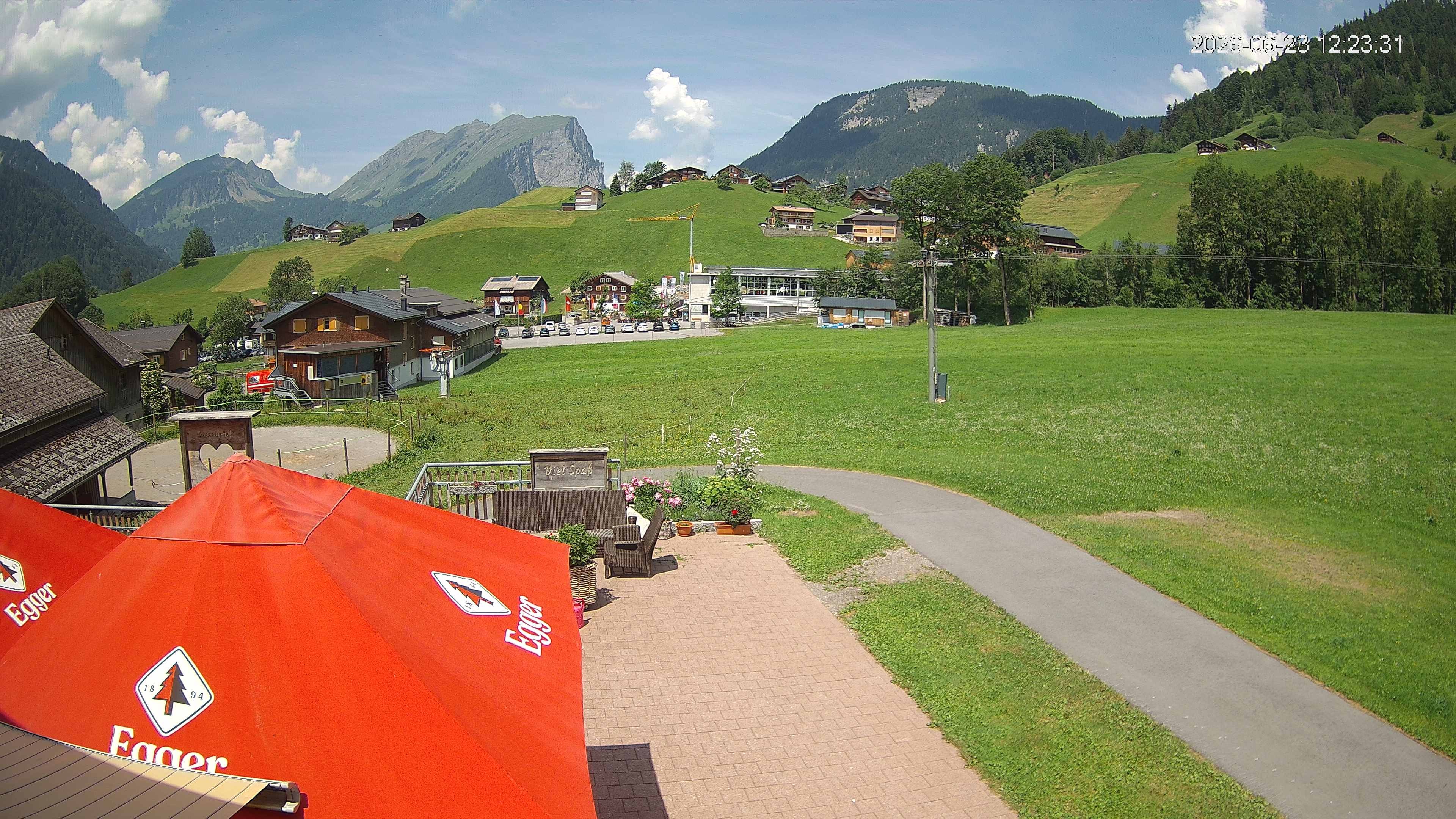 Archiv Foto Webcam Schrannenhof am Diedamskopf