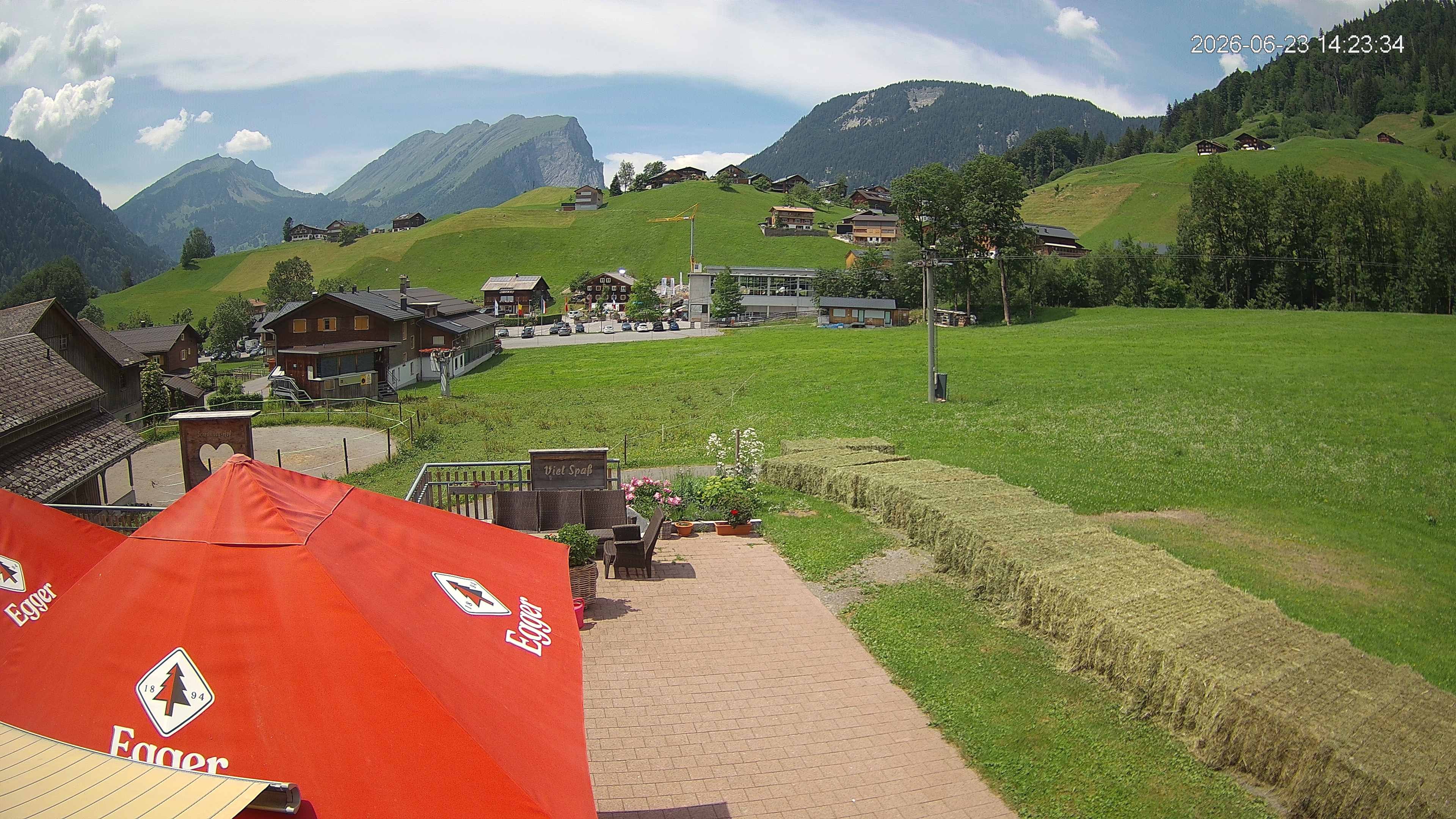 Archiv Foto Webcam Schrannenhof am Diedamskopf