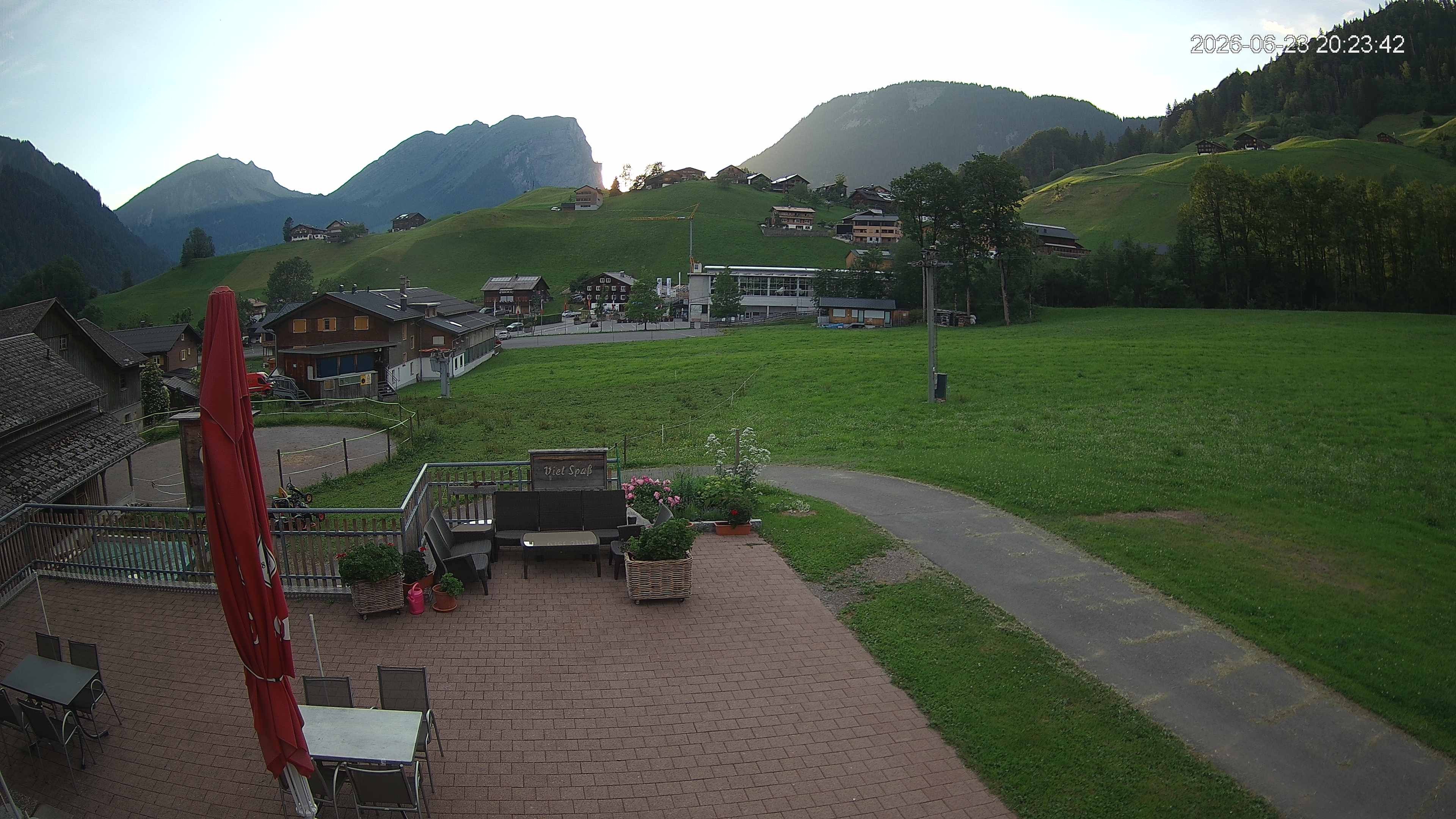 Archiv Foto Webcam Schrannenhof am Diedamskopf