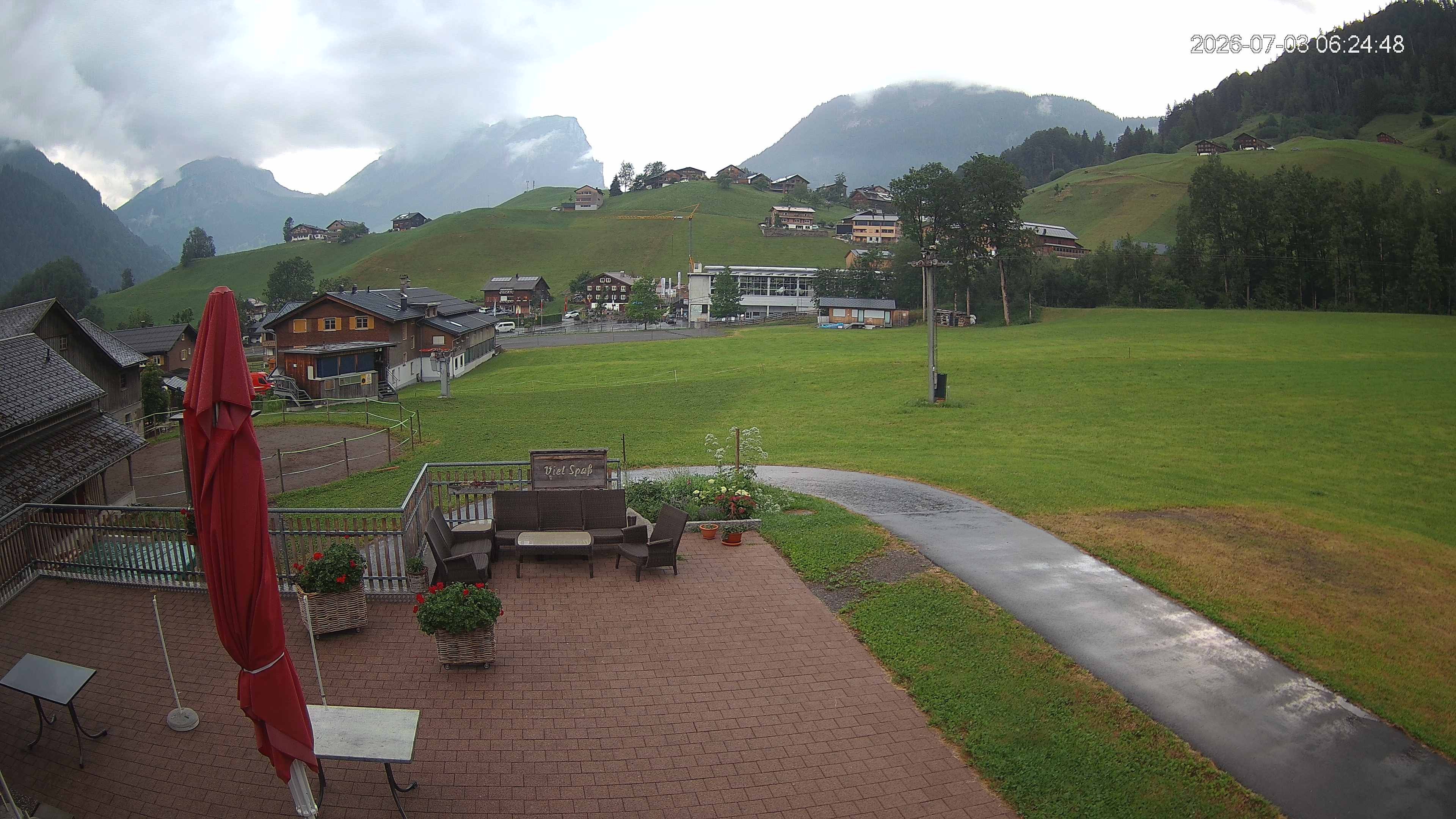 Archiv Foto Webcam Schrannenhof am Diedamskopf