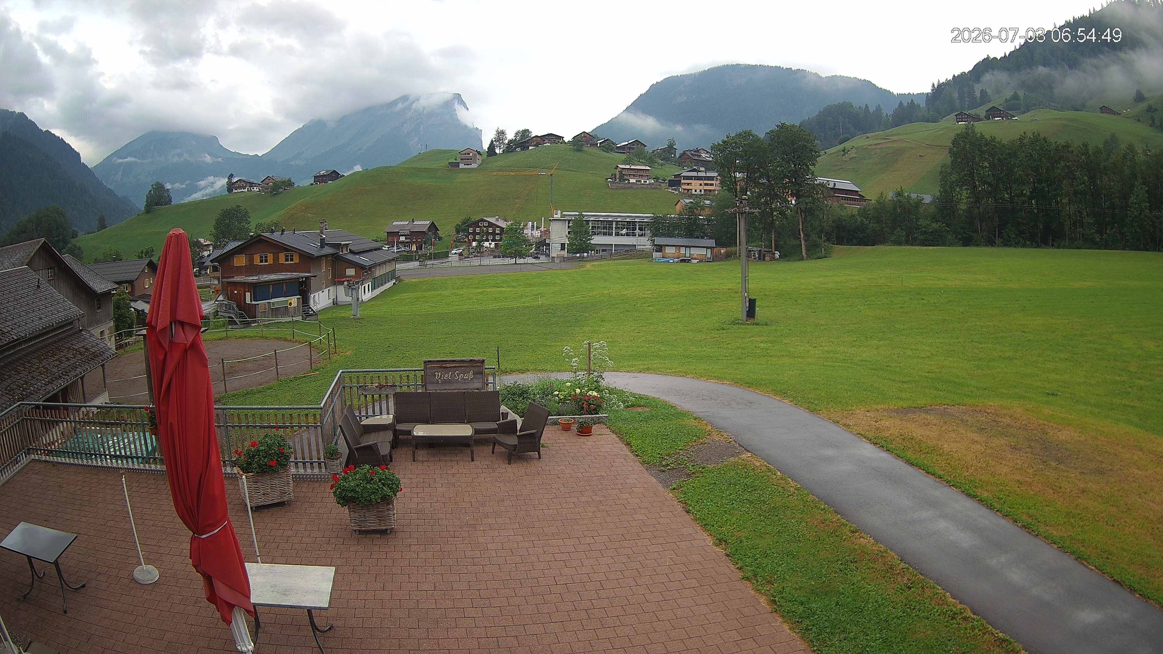 Archiv Foto Webcam Schrannenhof am Diedamskopf