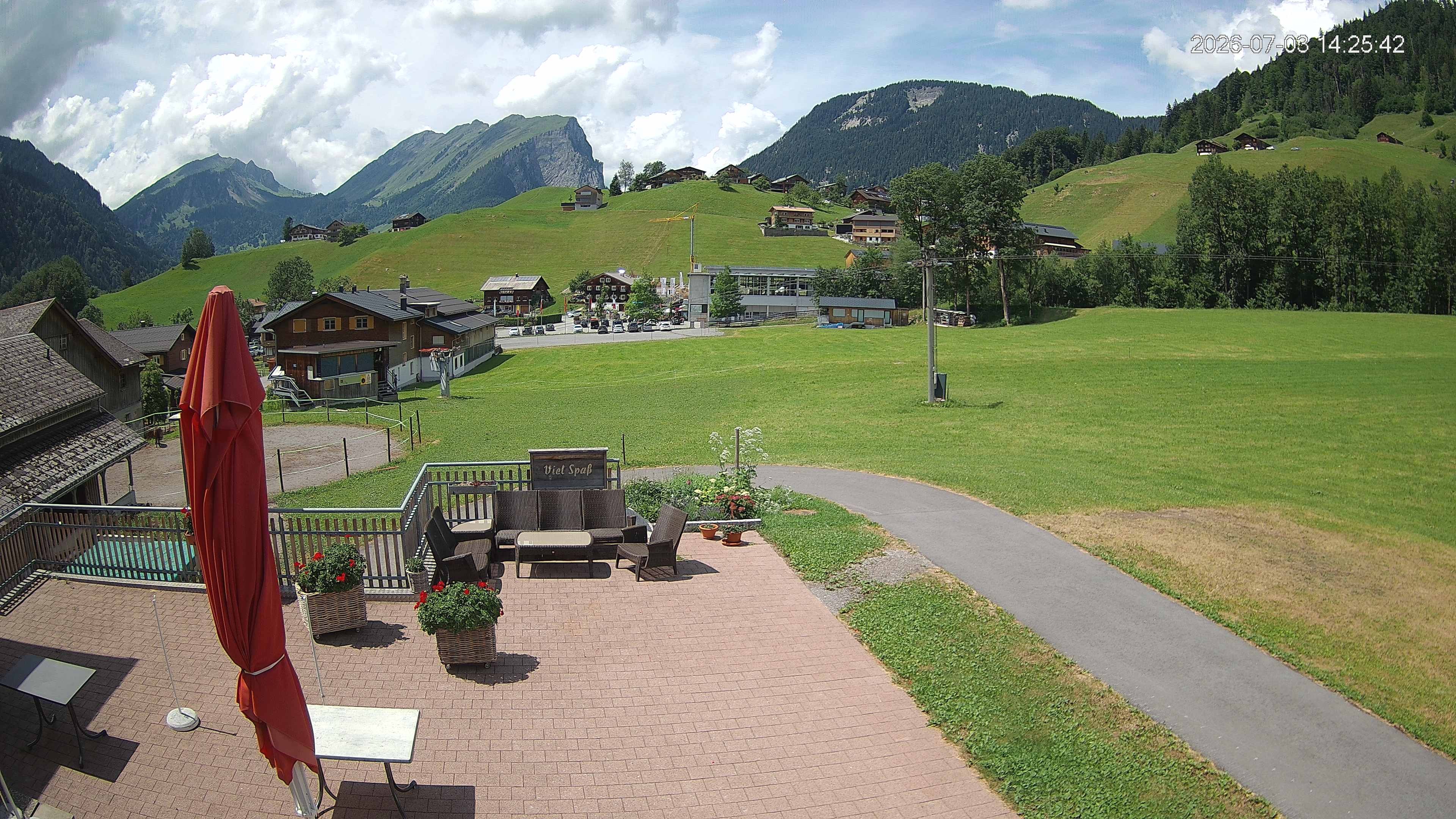Archiv Foto Webcam Schrannenhof am Diedamskopf