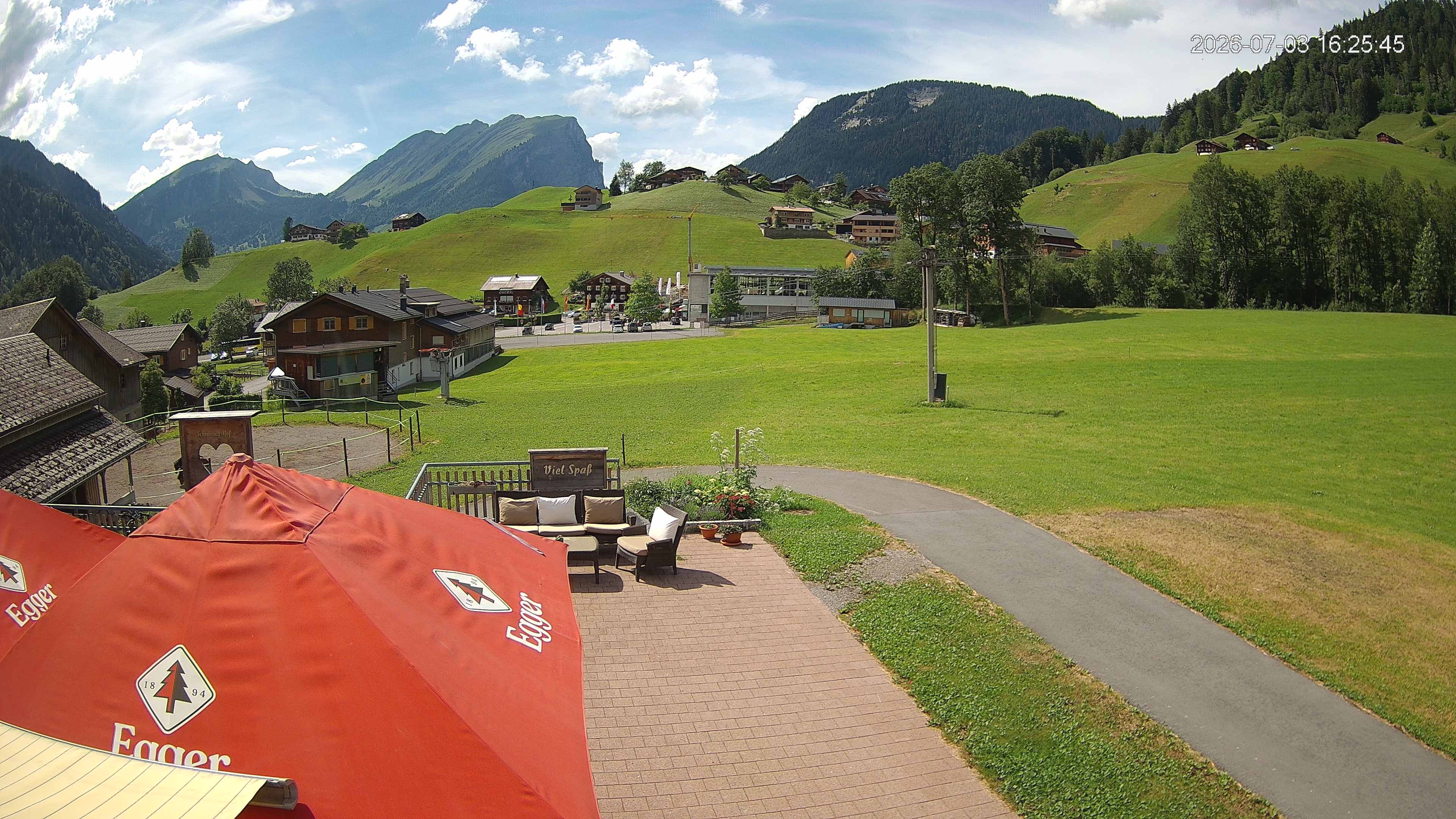 Archiv Foto Webcam Schrannenhof am Diedamskopf