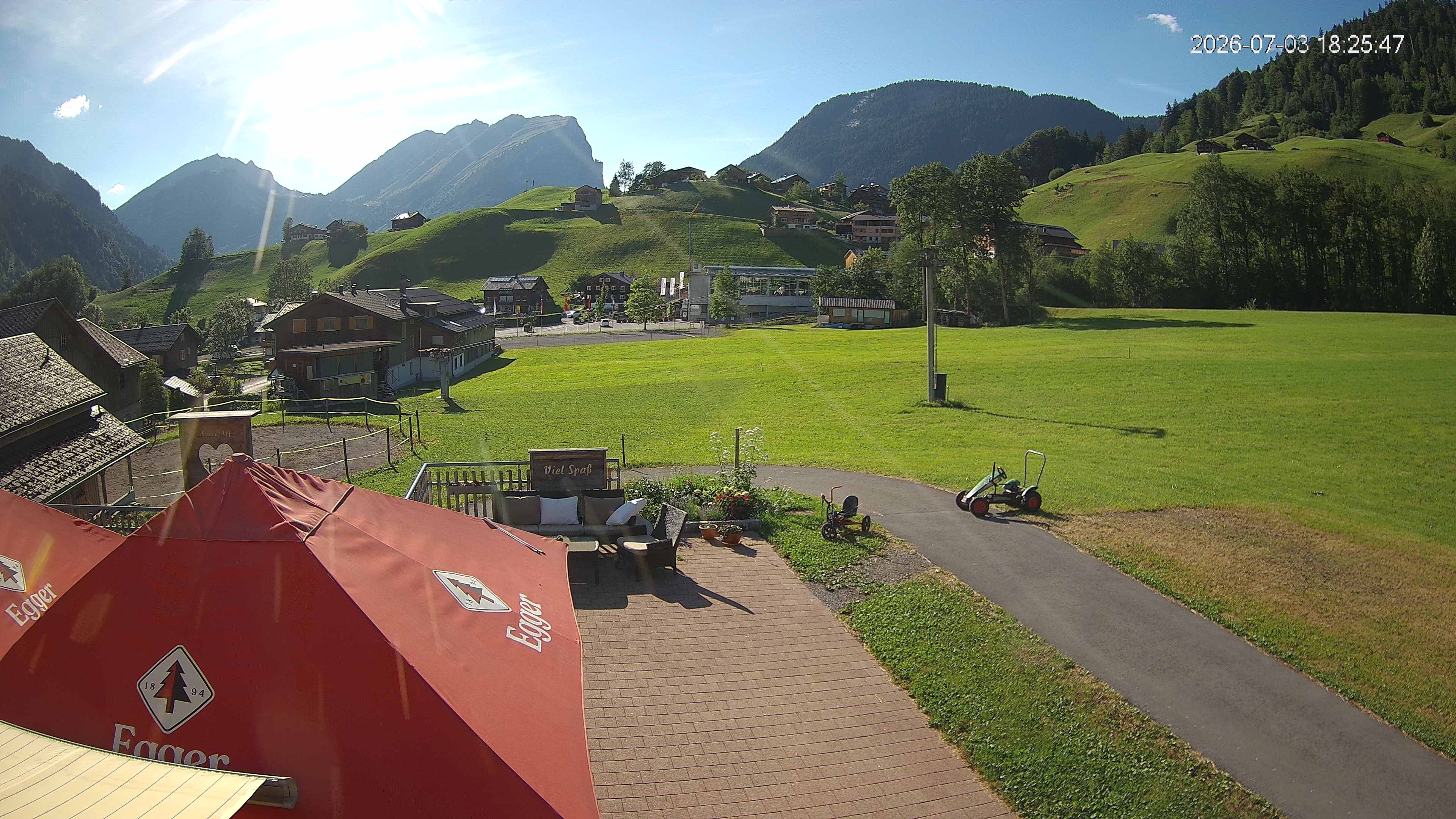 Archiv Foto Webcam Schrannenhof am Diedamskopf