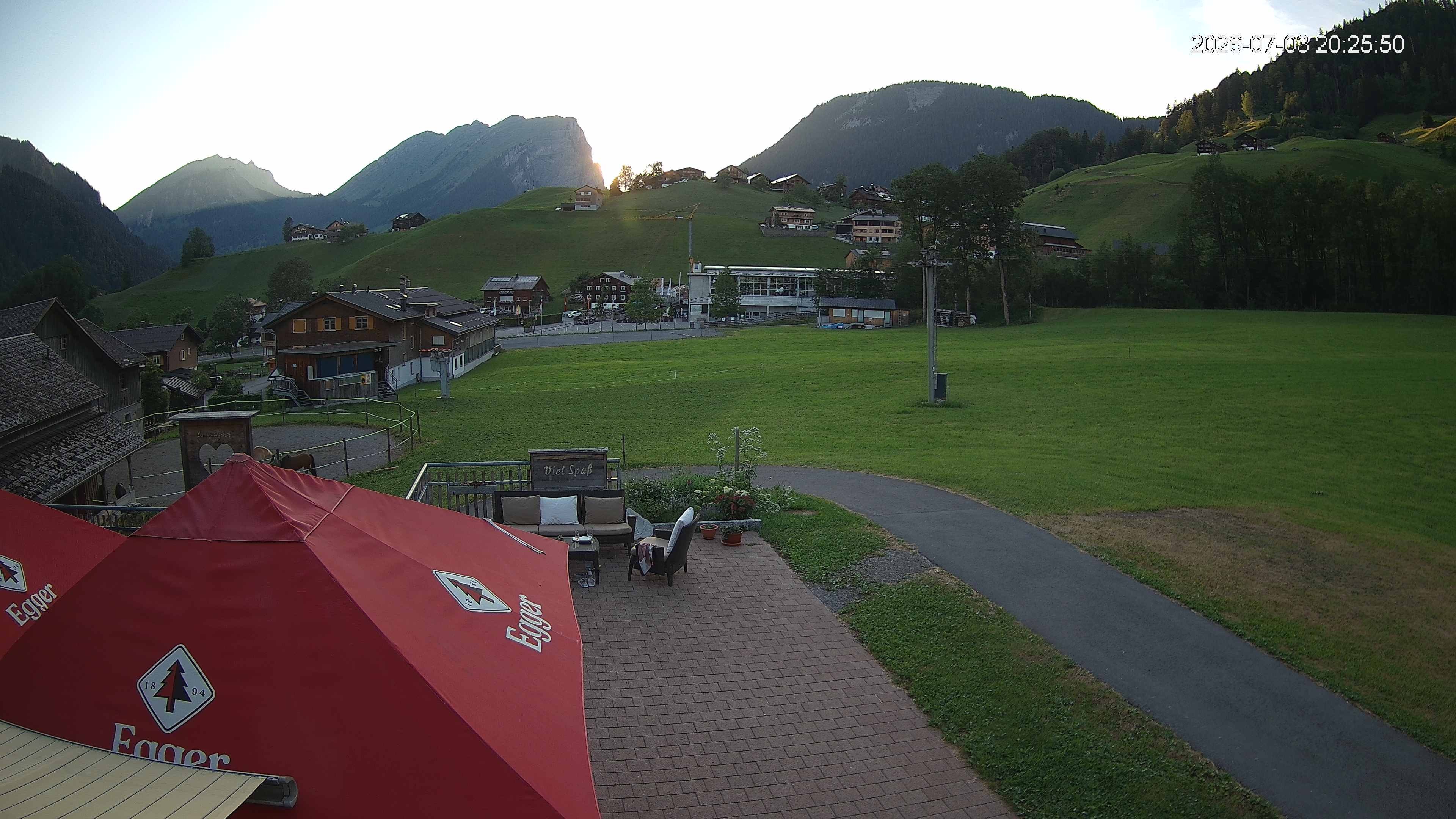 Archiv Foto Webcam Schrannenhof am Diedamskopf