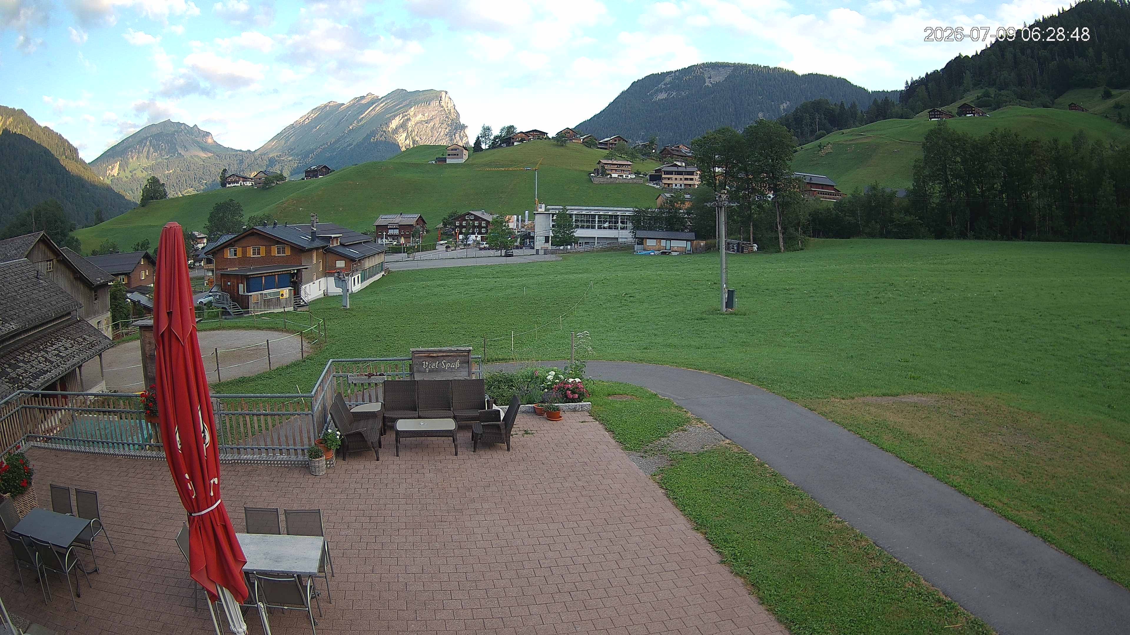 Archiv Foto Webcam Schrannenhof am Diedamskopf