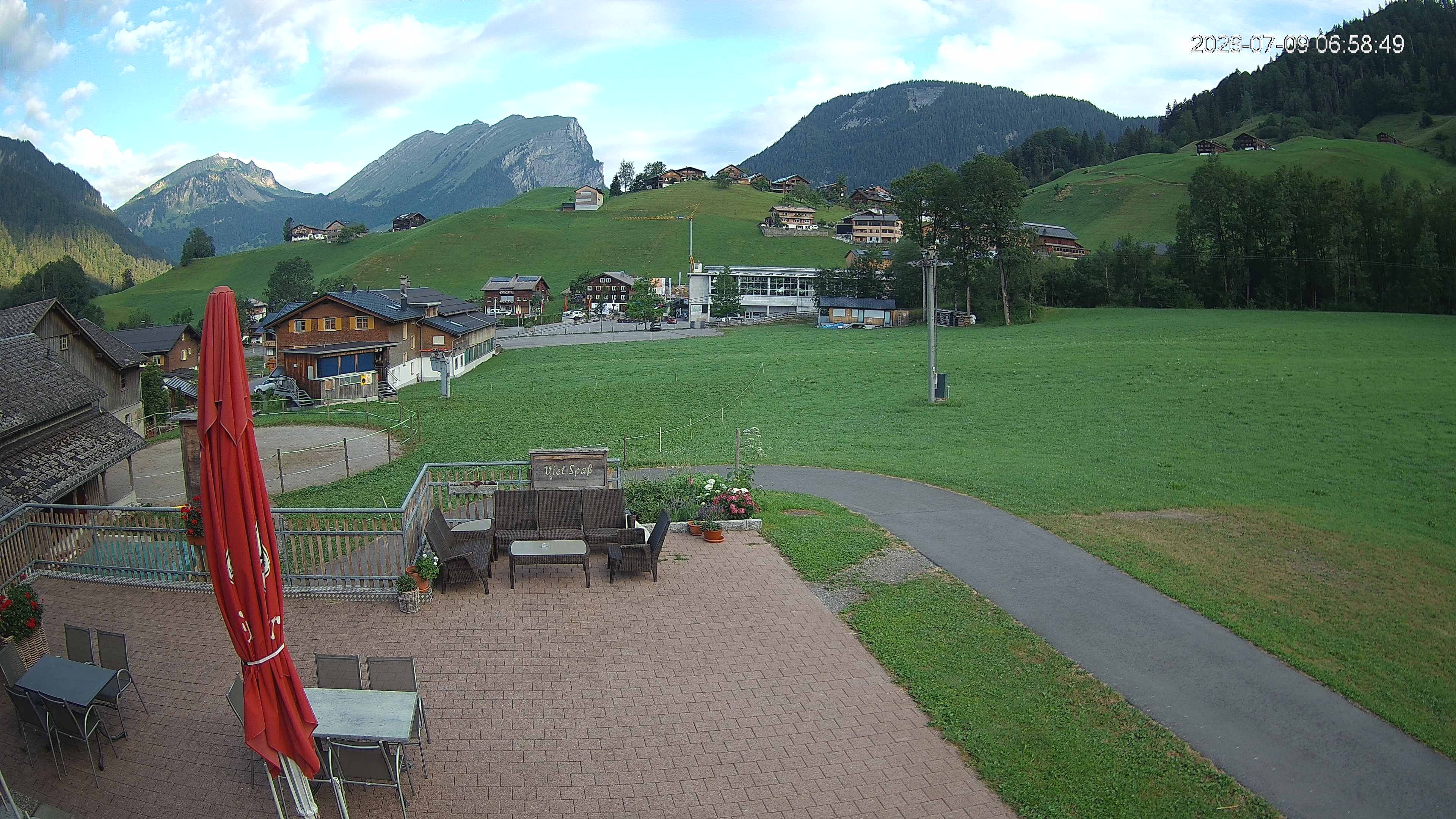 Archiv Foto Webcam Schrannenhof am Diedamskopf