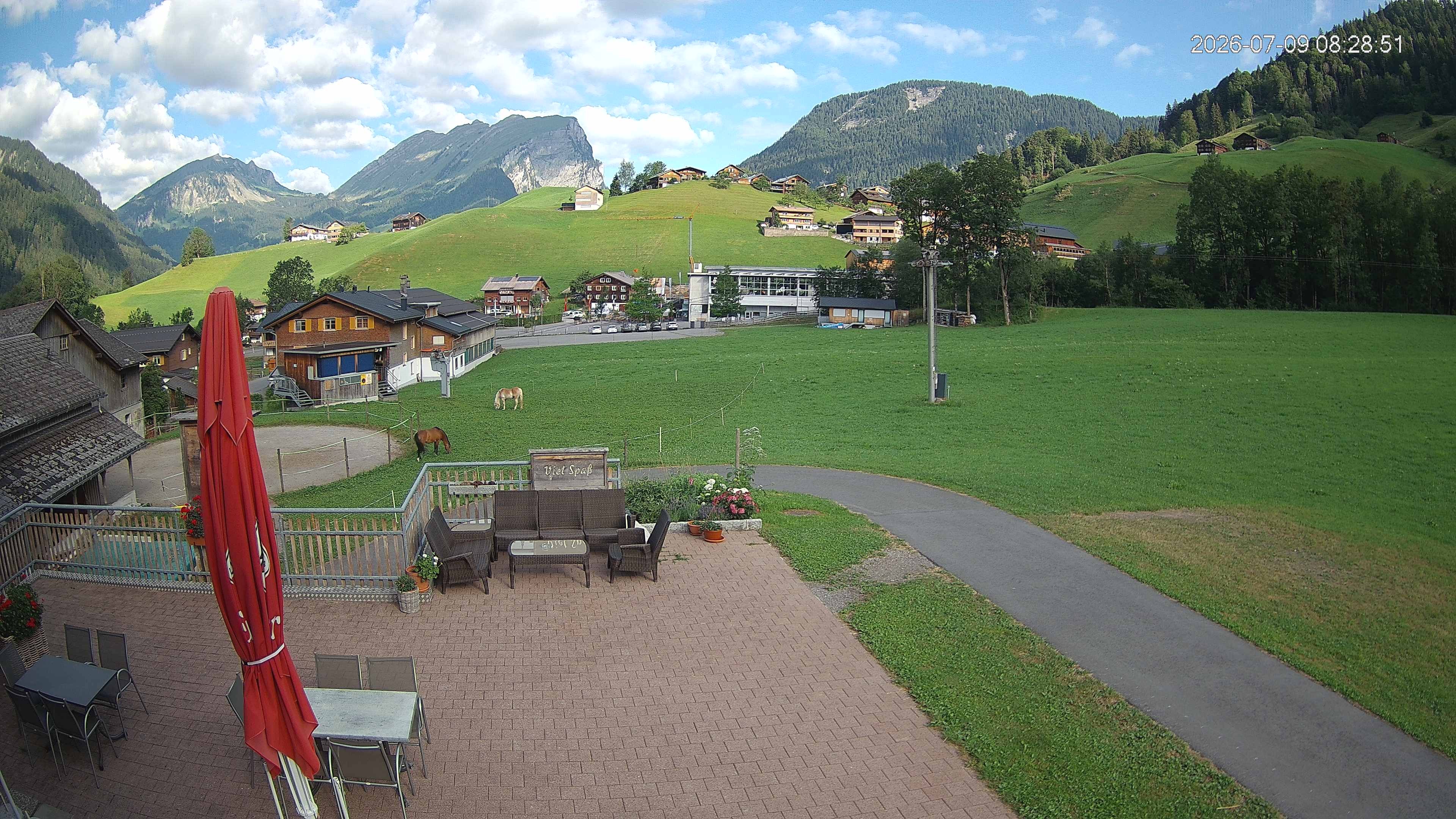 Archiv Foto Webcam Schrannenhof am Diedamskopf