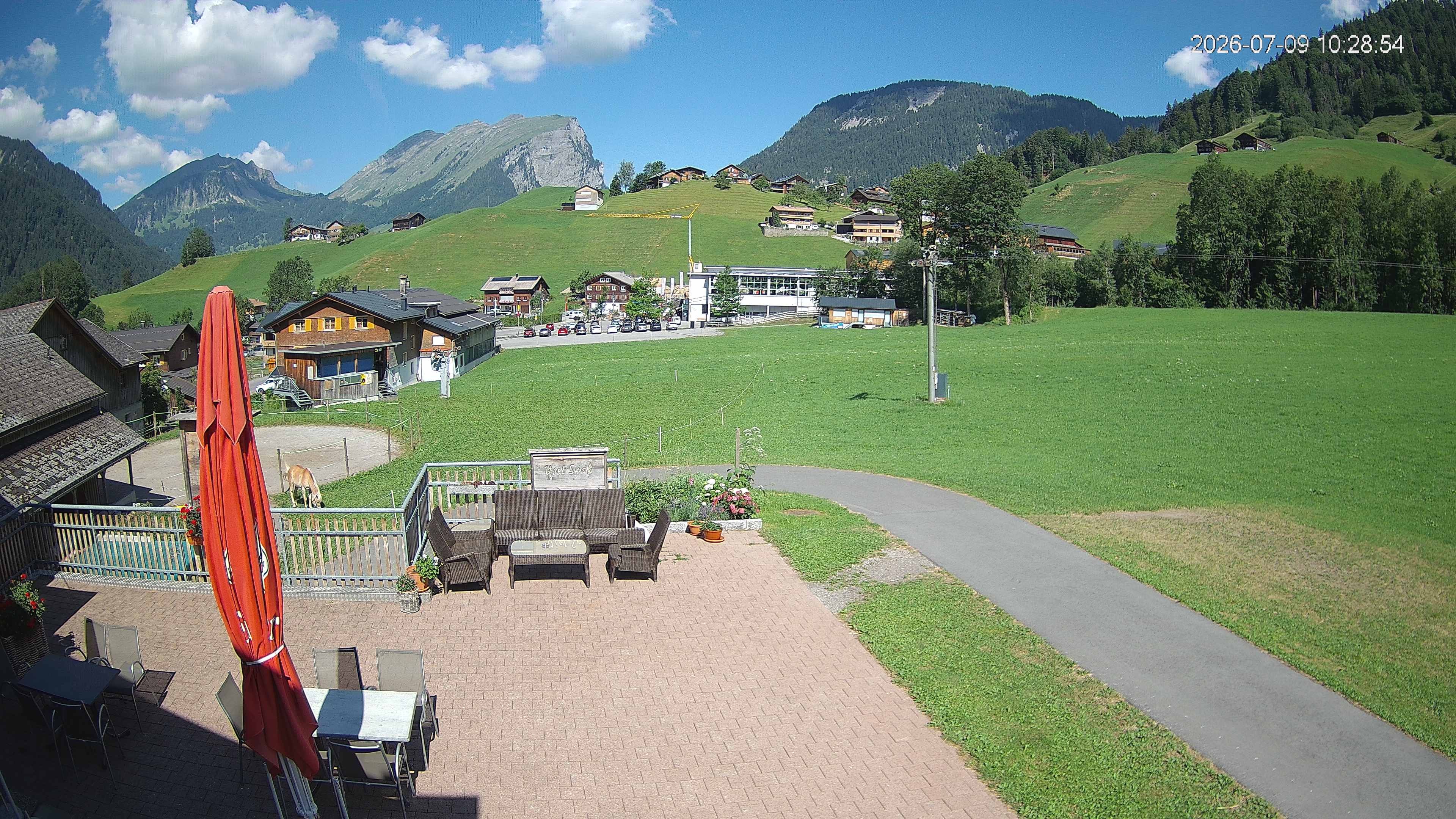 Archiv Foto Webcam Schrannenhof am Diedamskopf