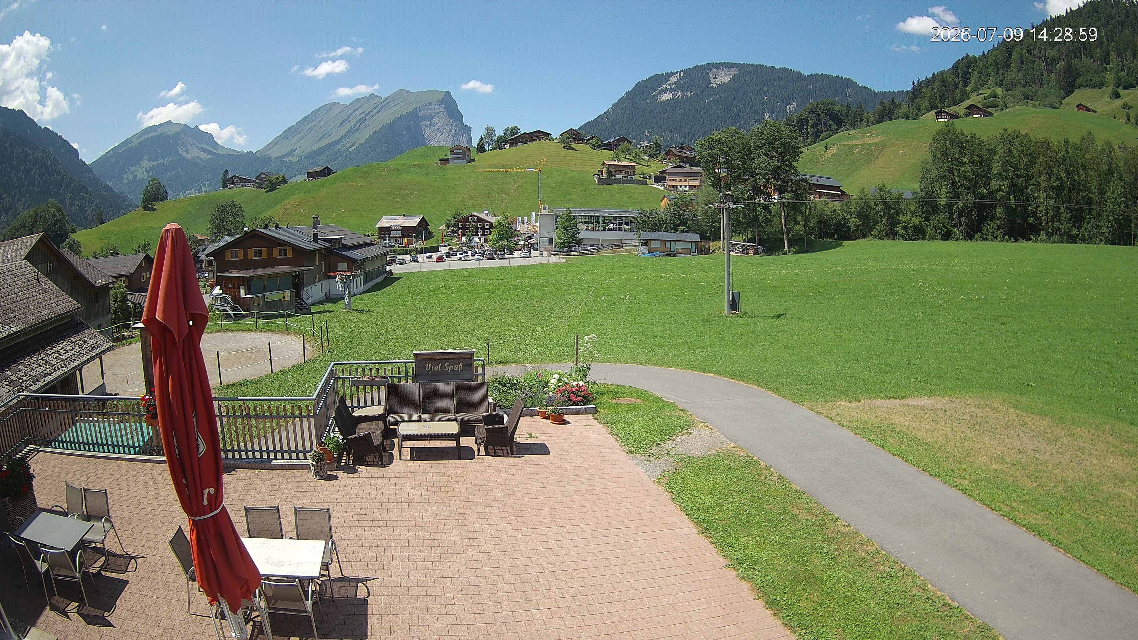 Archiv Foto Webcam Schrannenhof am Diedamskopf