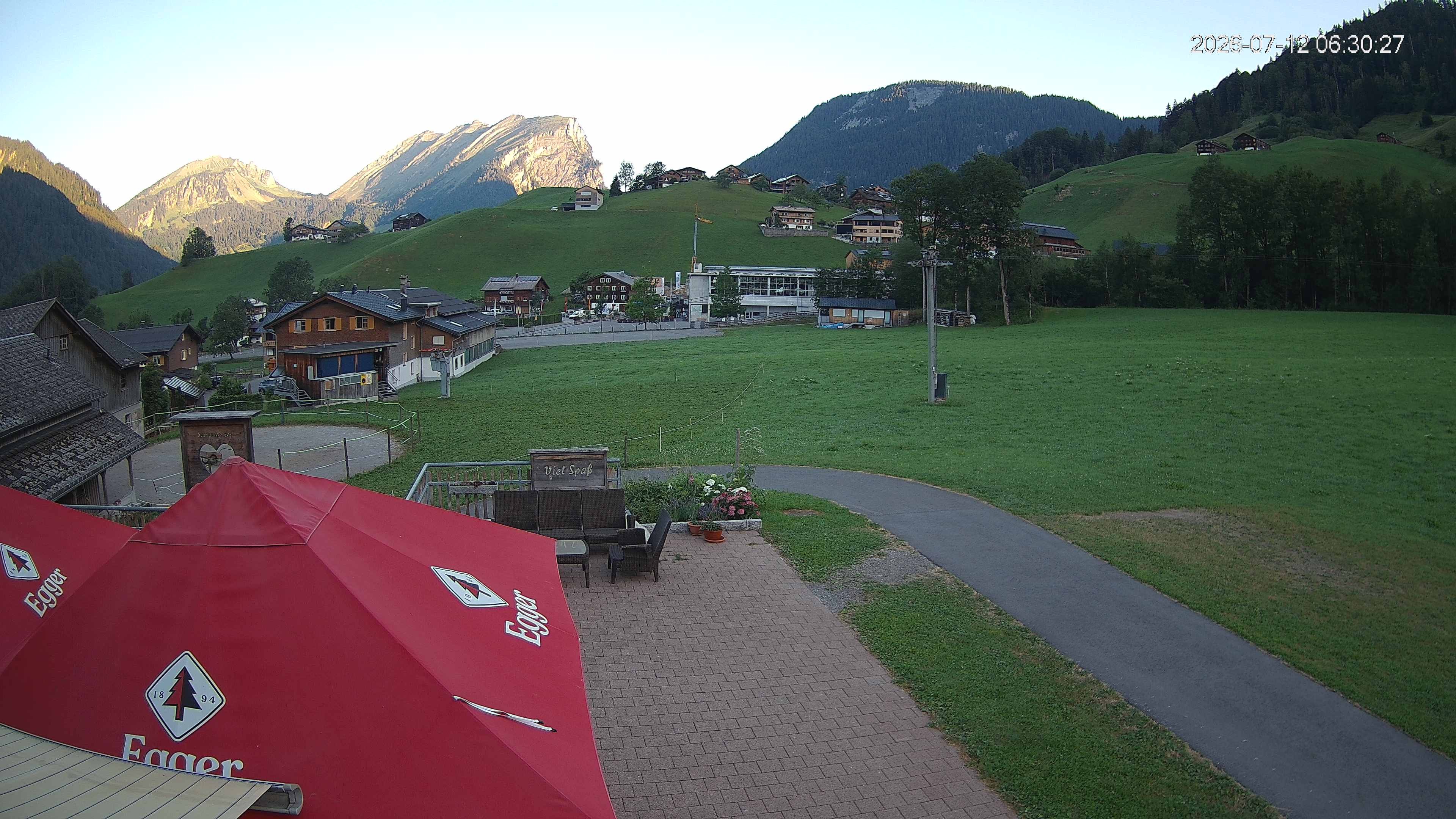 Archiv Foto Webcam Schrannenhof am Diedamskopf
