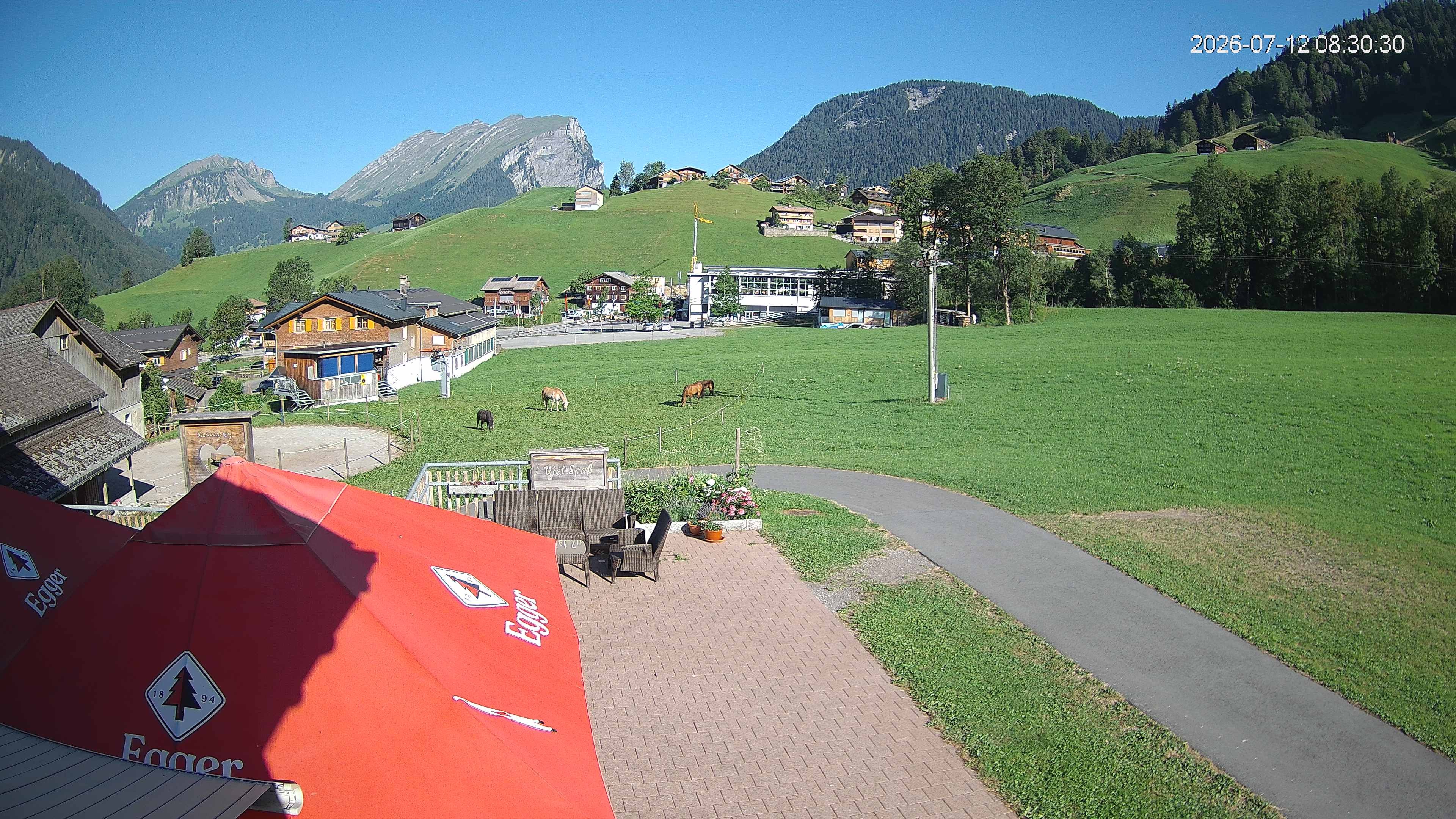 Archiv Foto Webcam Schrannenhof am Diedamskopf