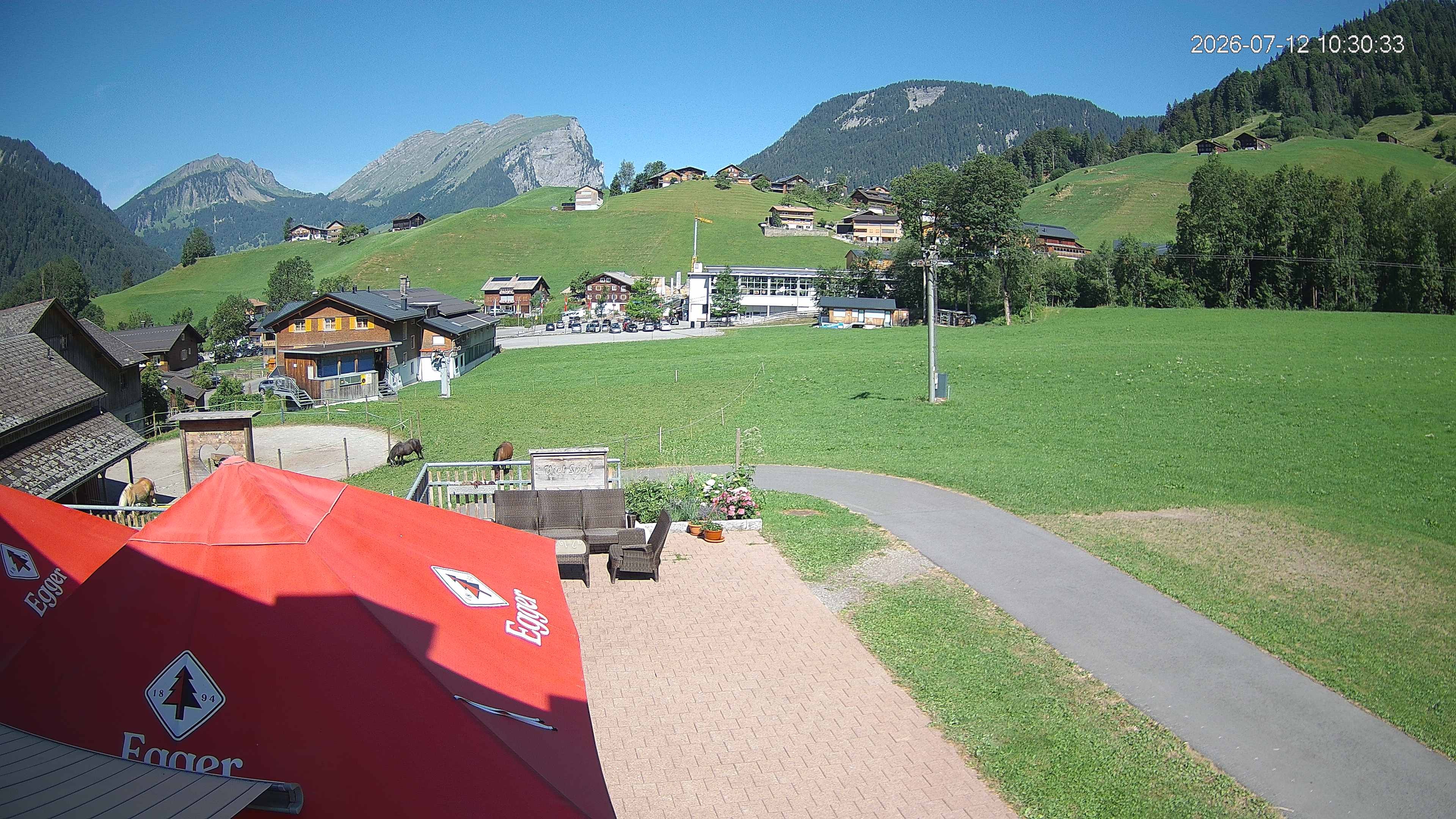 Archiv Foto Webcam Schrannenhof am Diedamskopf