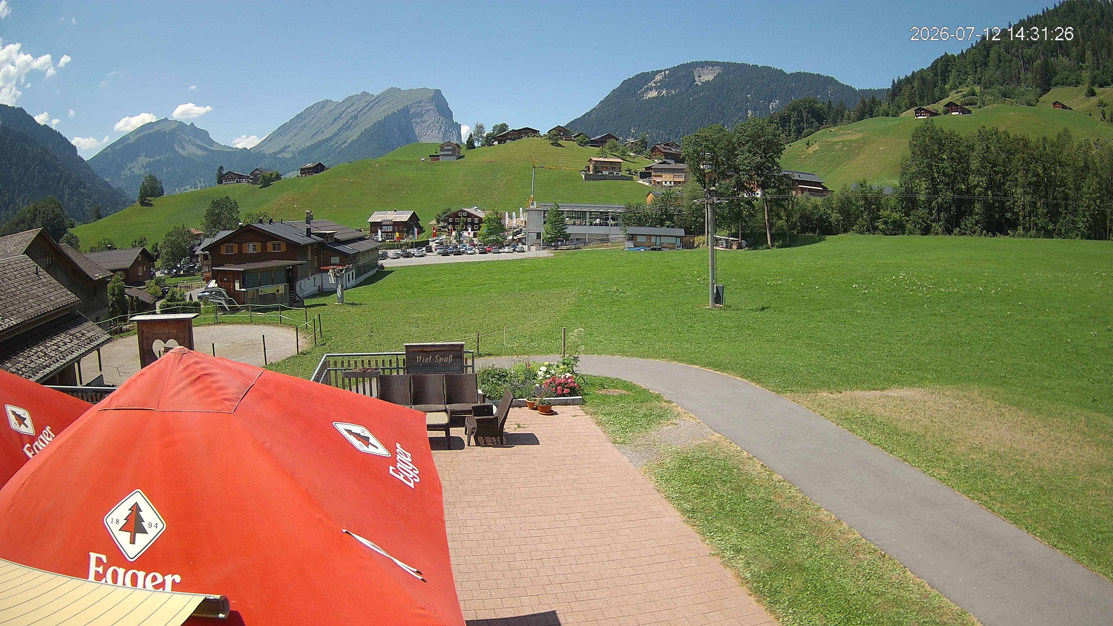 Archiv Foto Webcam Schrannenhof am Diedamskopf
