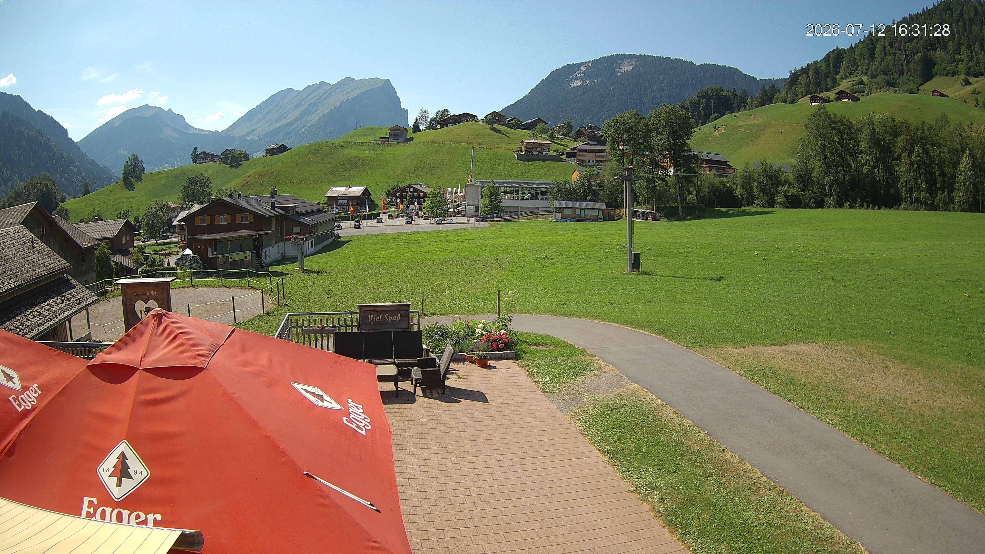 Archiv Foto Webcam Schrannenhof am Diedamskopf