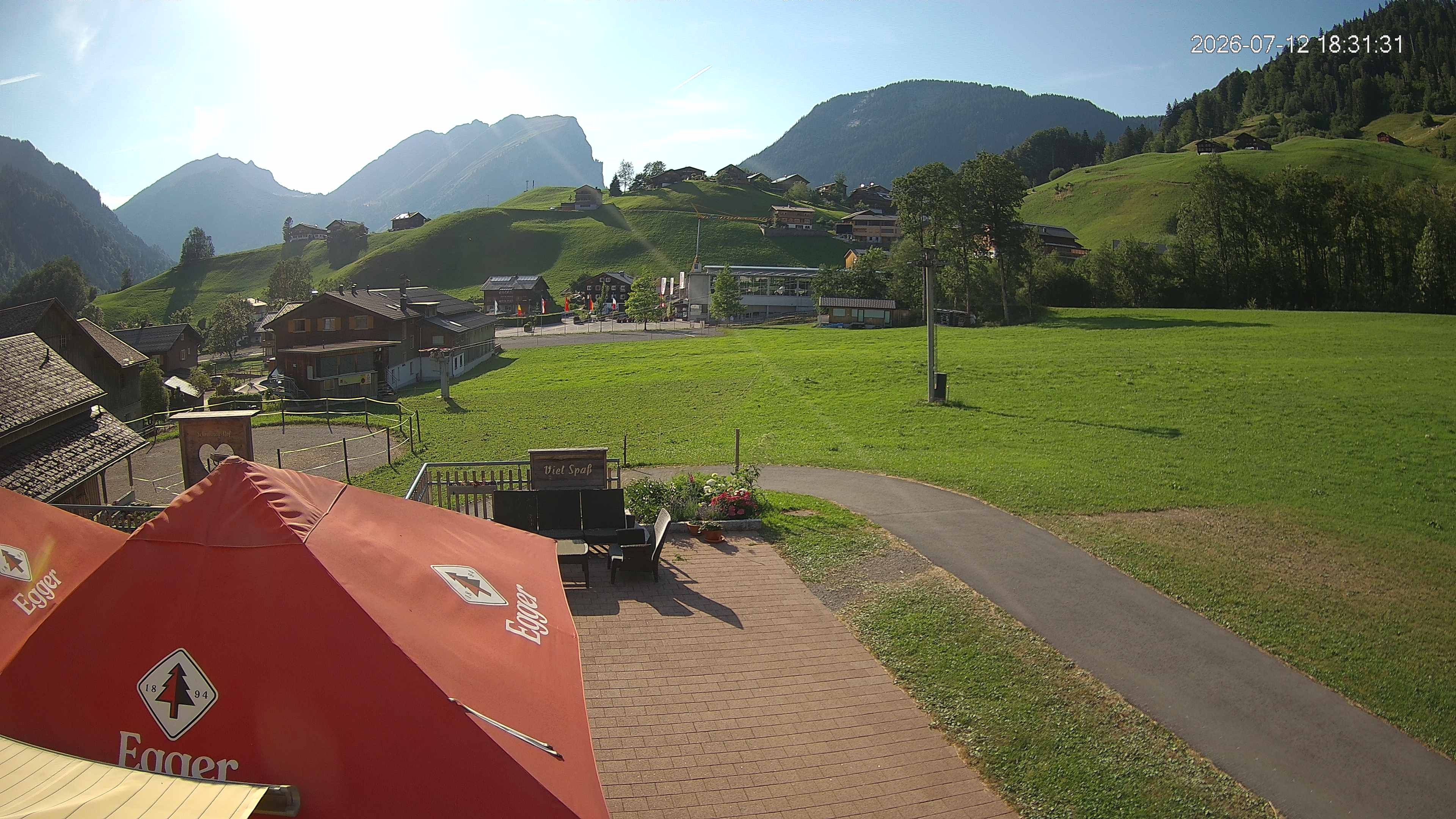 Archiv Foto Webcam Schrannenhof am Diedamskopf