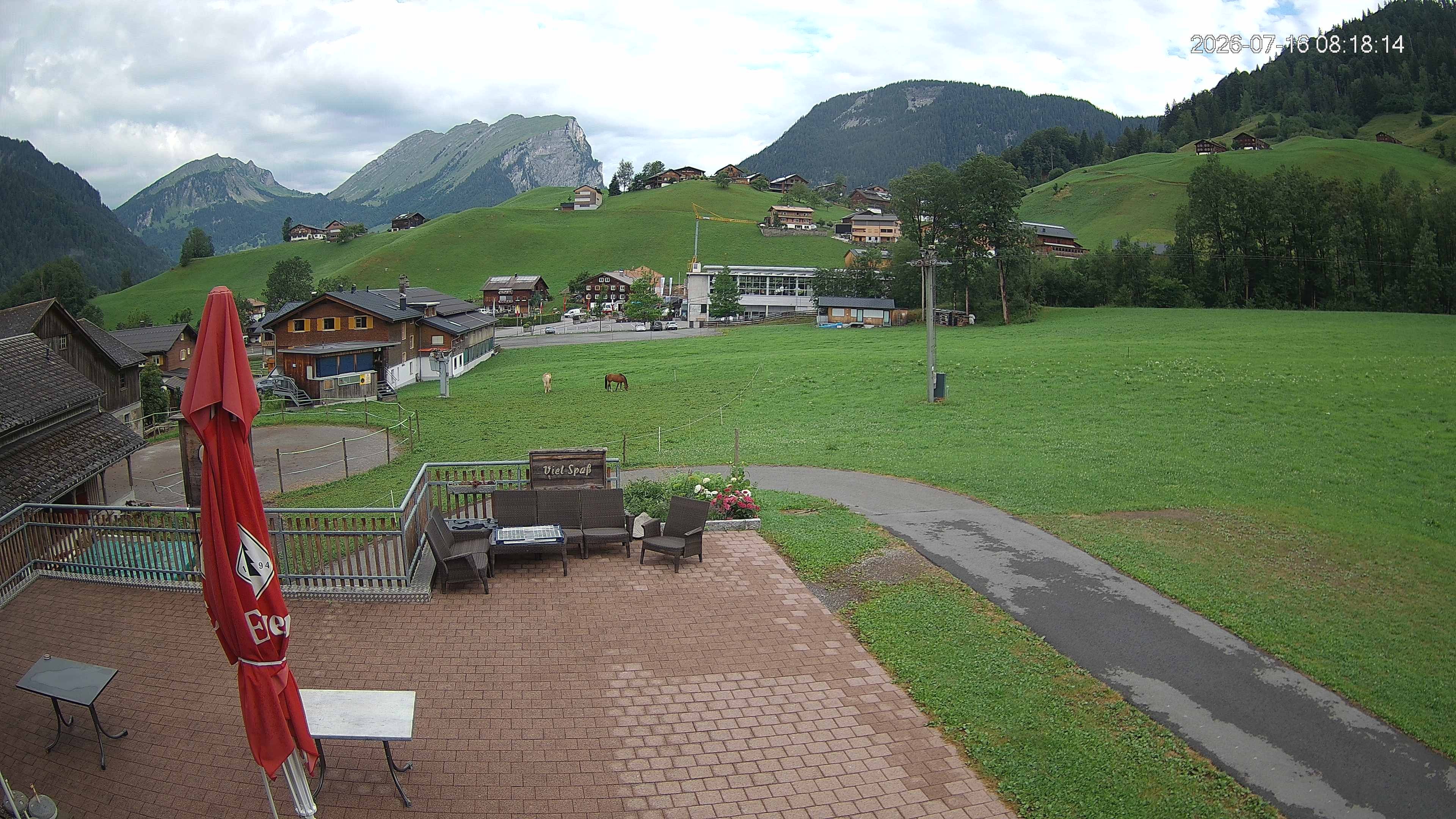 Archiv Foto Webcam Schrannenhof am Diedamskopf