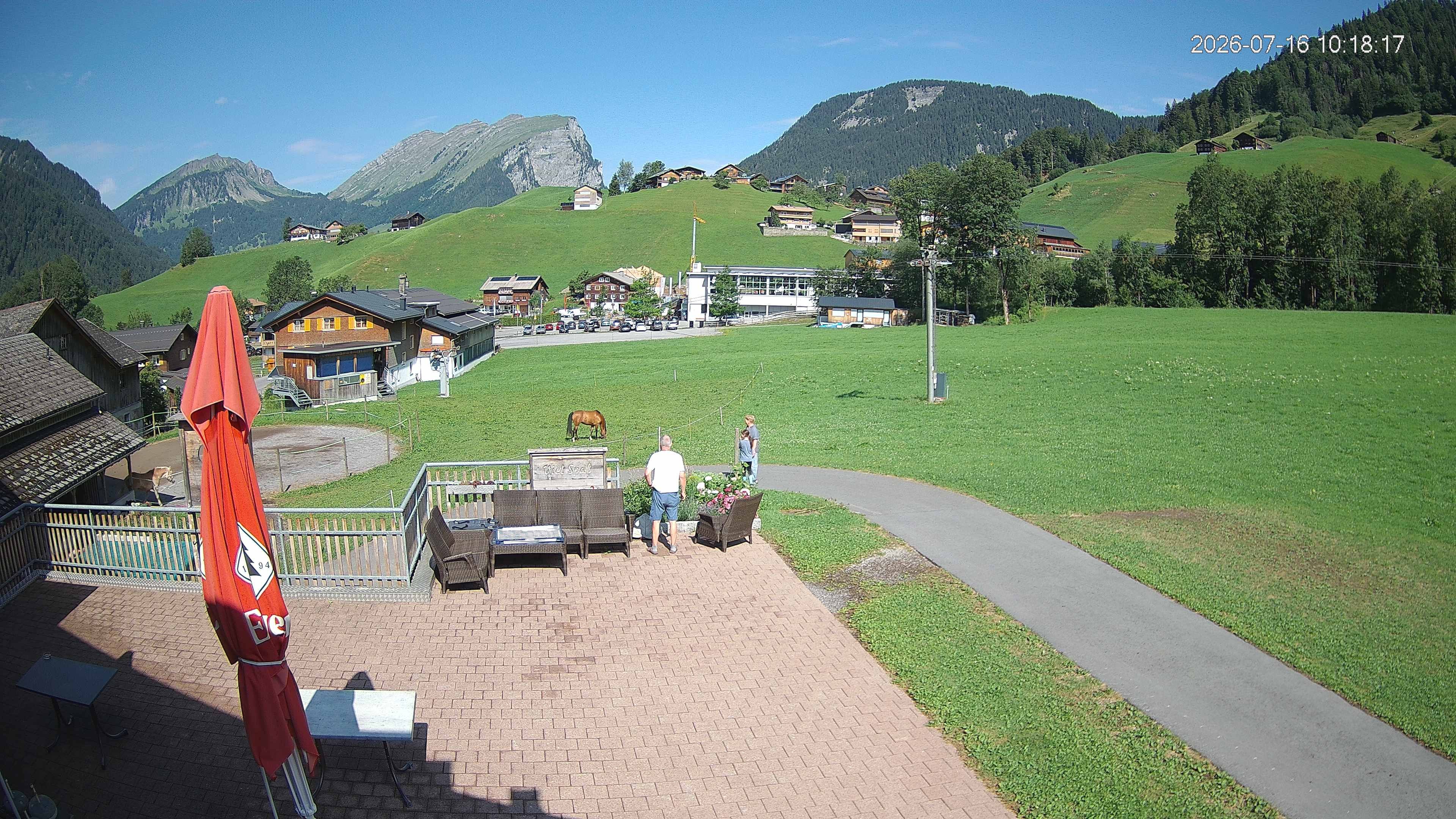 Archiv Foto Webcam Schrannenhof am Diedamskopf