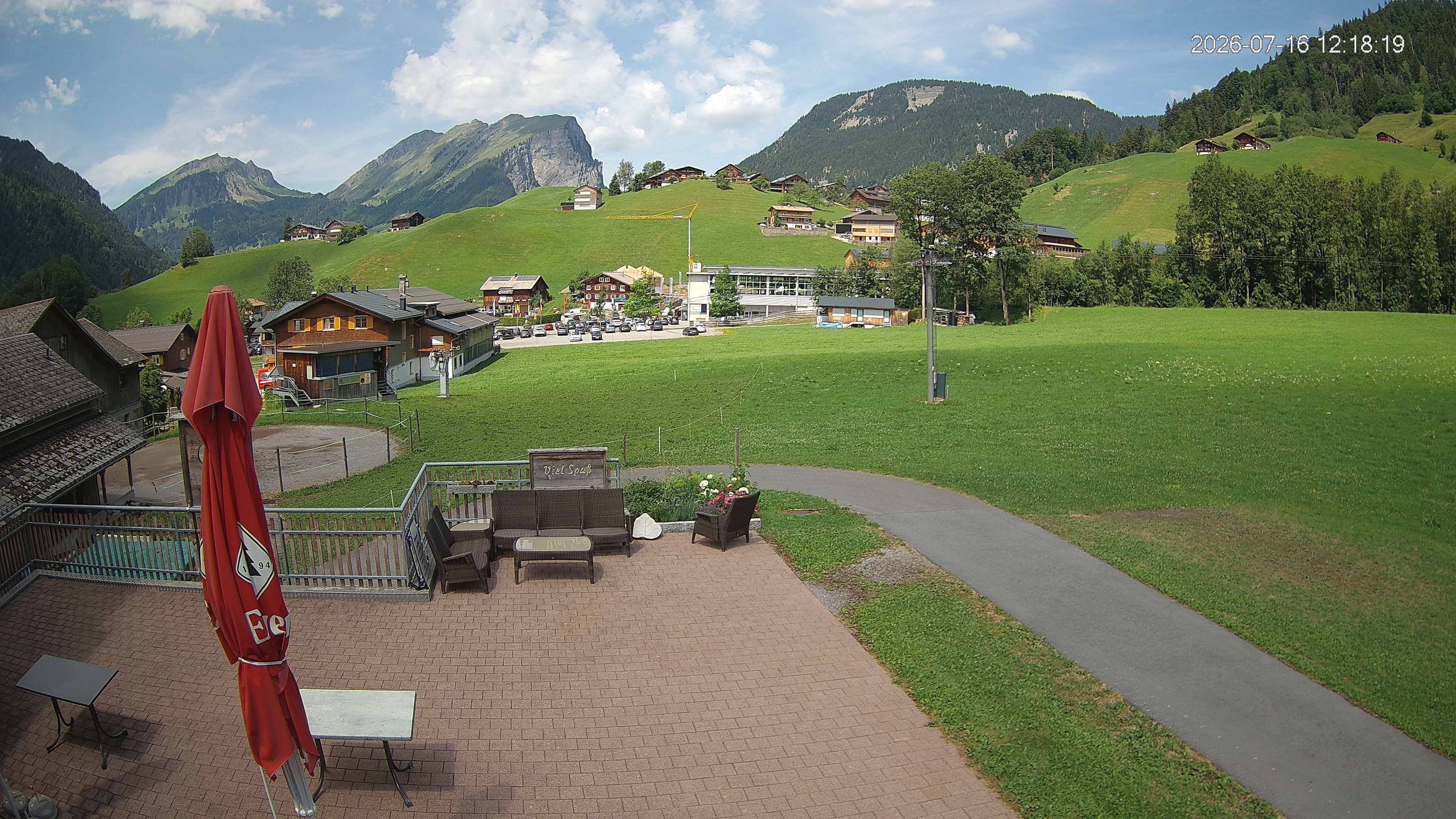 Archiv Foto Webcam Schrannenhof am Diedamskopf