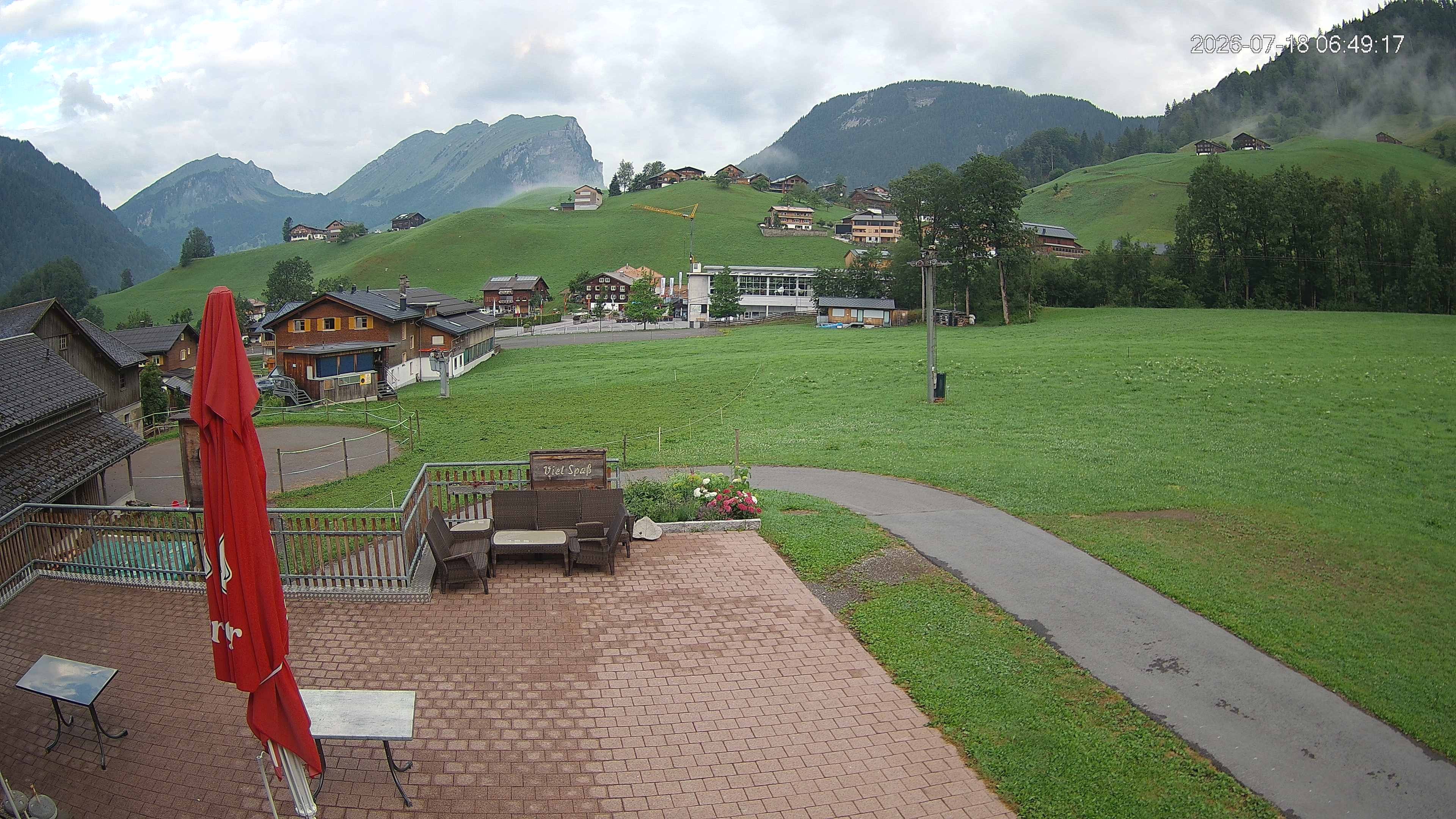 Archiv Foto Webcam Schrannenhof am Diedamskopf