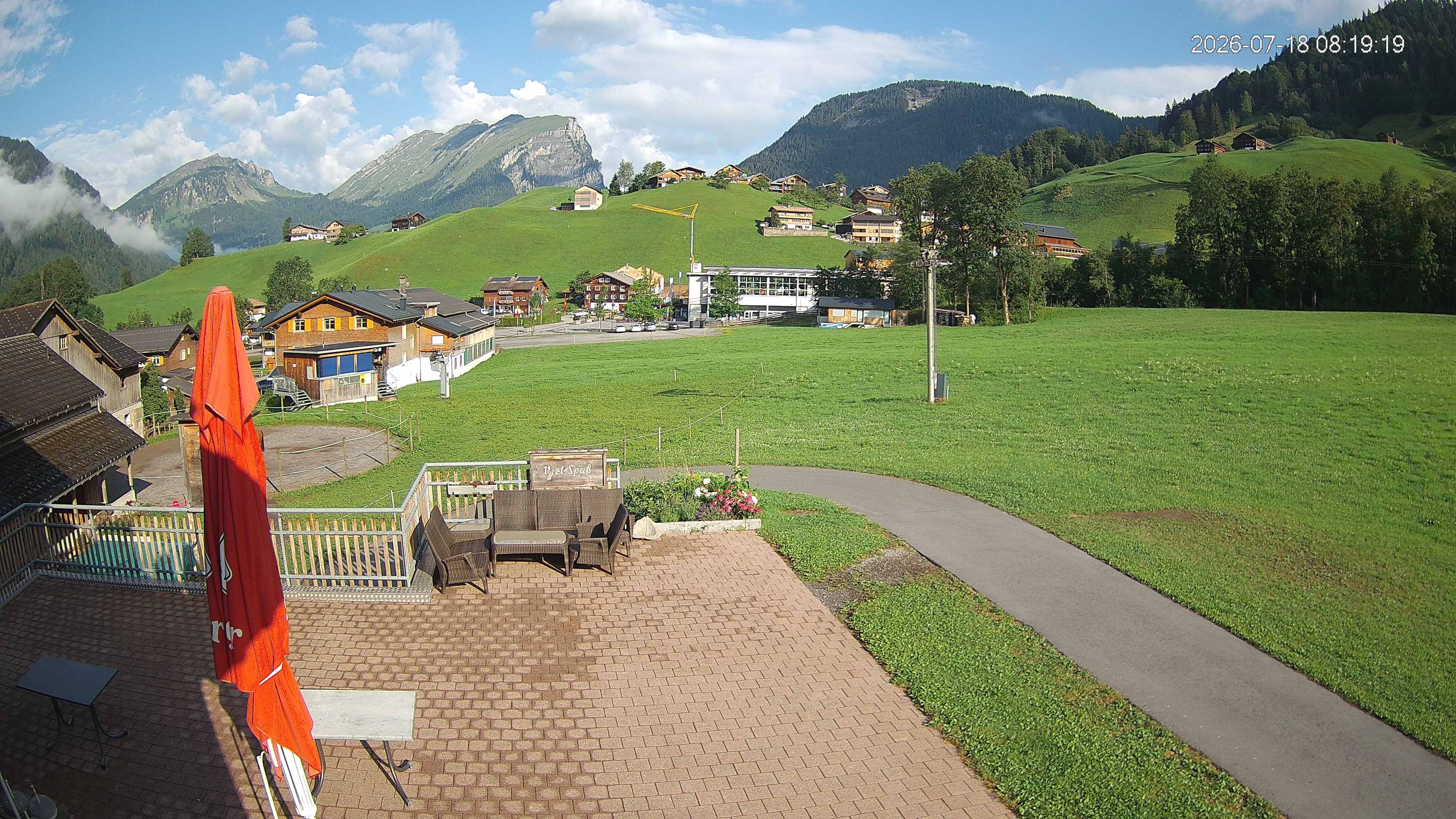 Archiv Foto Webcam Schrannenhof am Diedamskopf