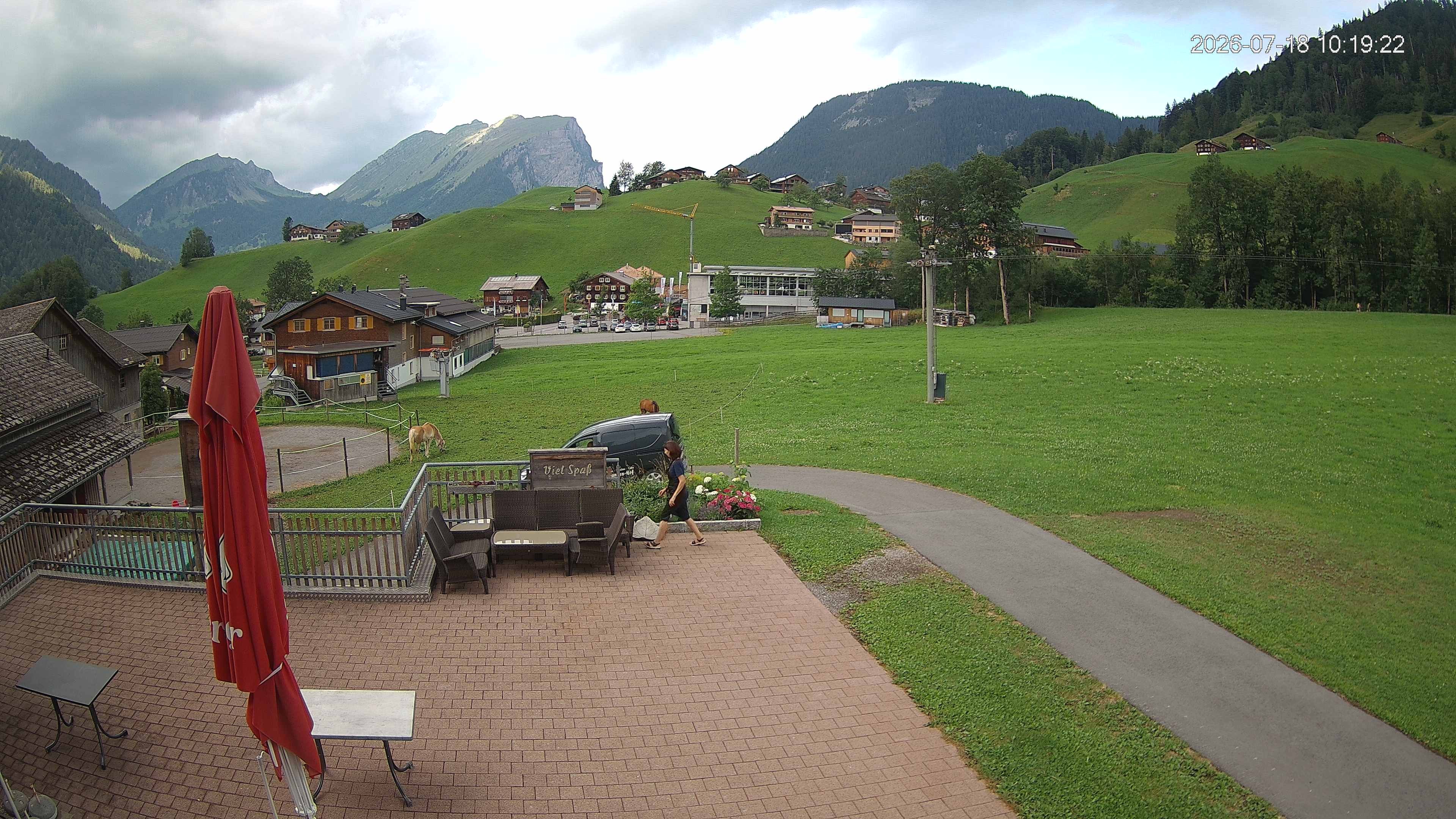 Archiv Foto Webcam Schrannenhof am Diedamskopf