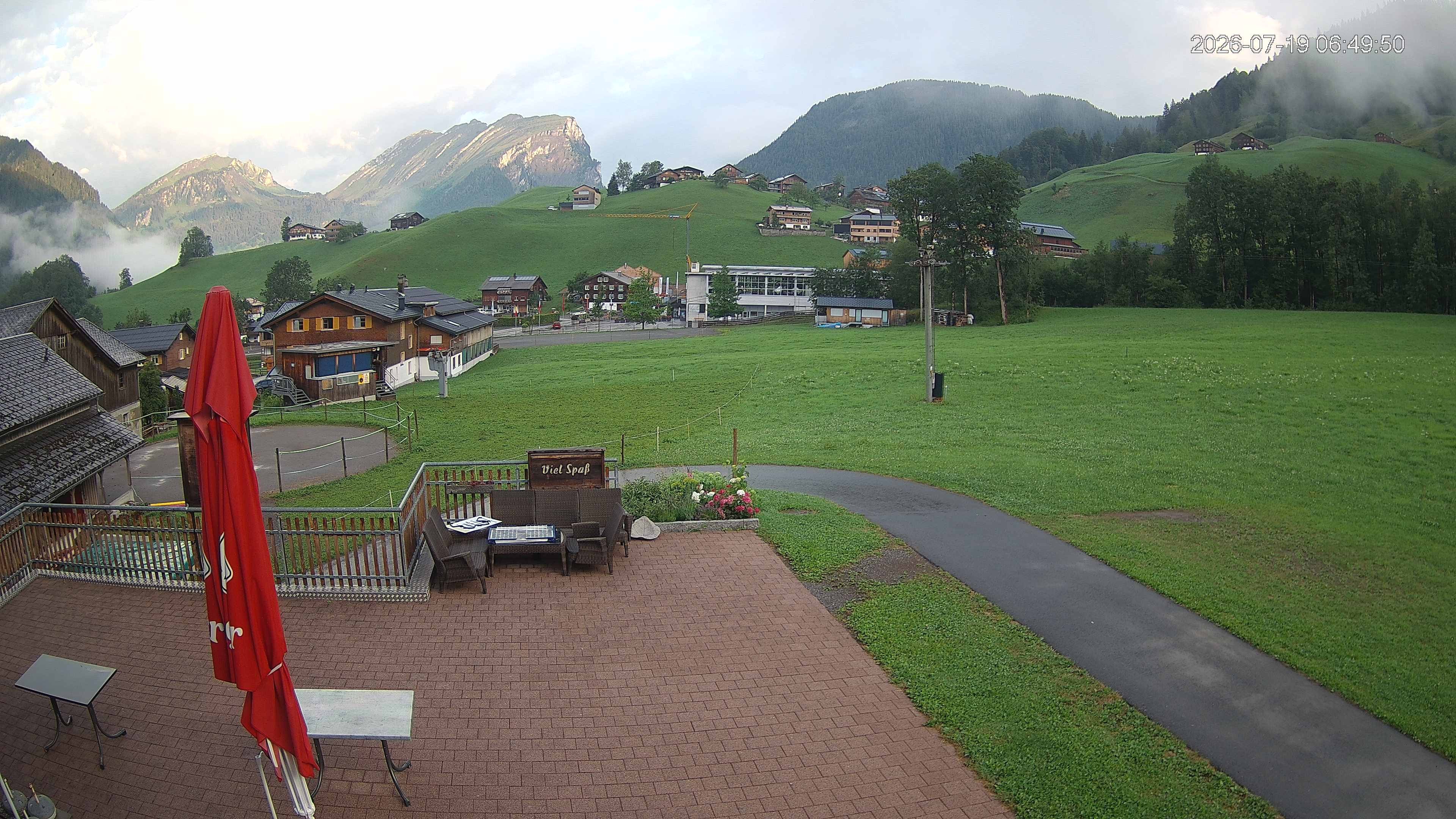 Archiv Foto Webcam Schrannenhof am Diedamskopf