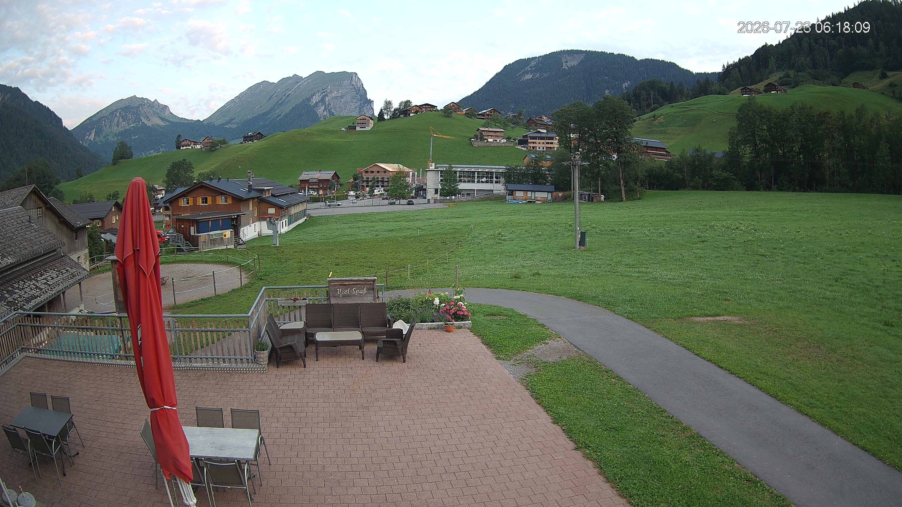Archiv Foto Webcam Schrannenhof am Diedamskopf