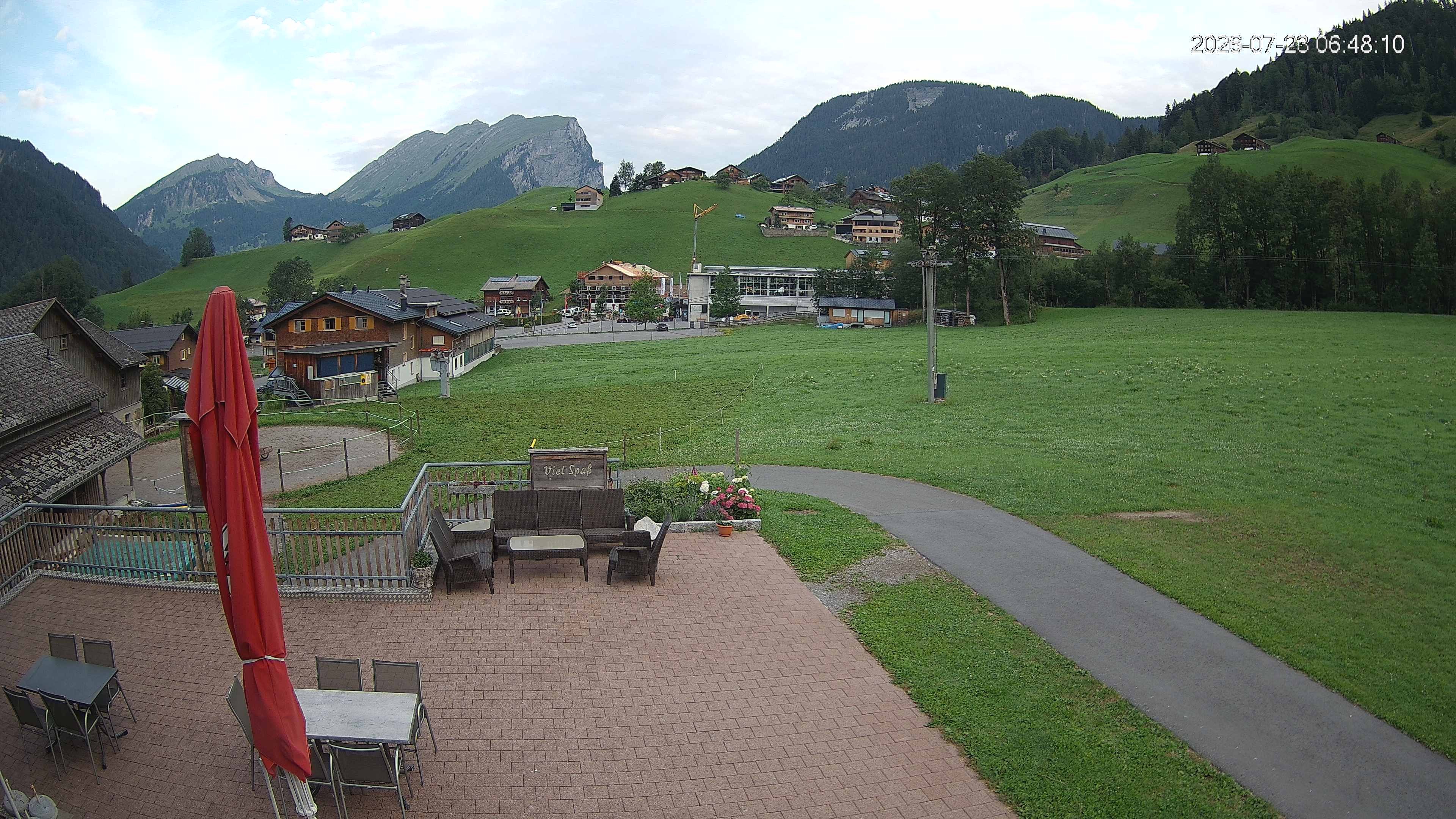 Archiv Foto Webcam Schrannenhof am Diedamskopf