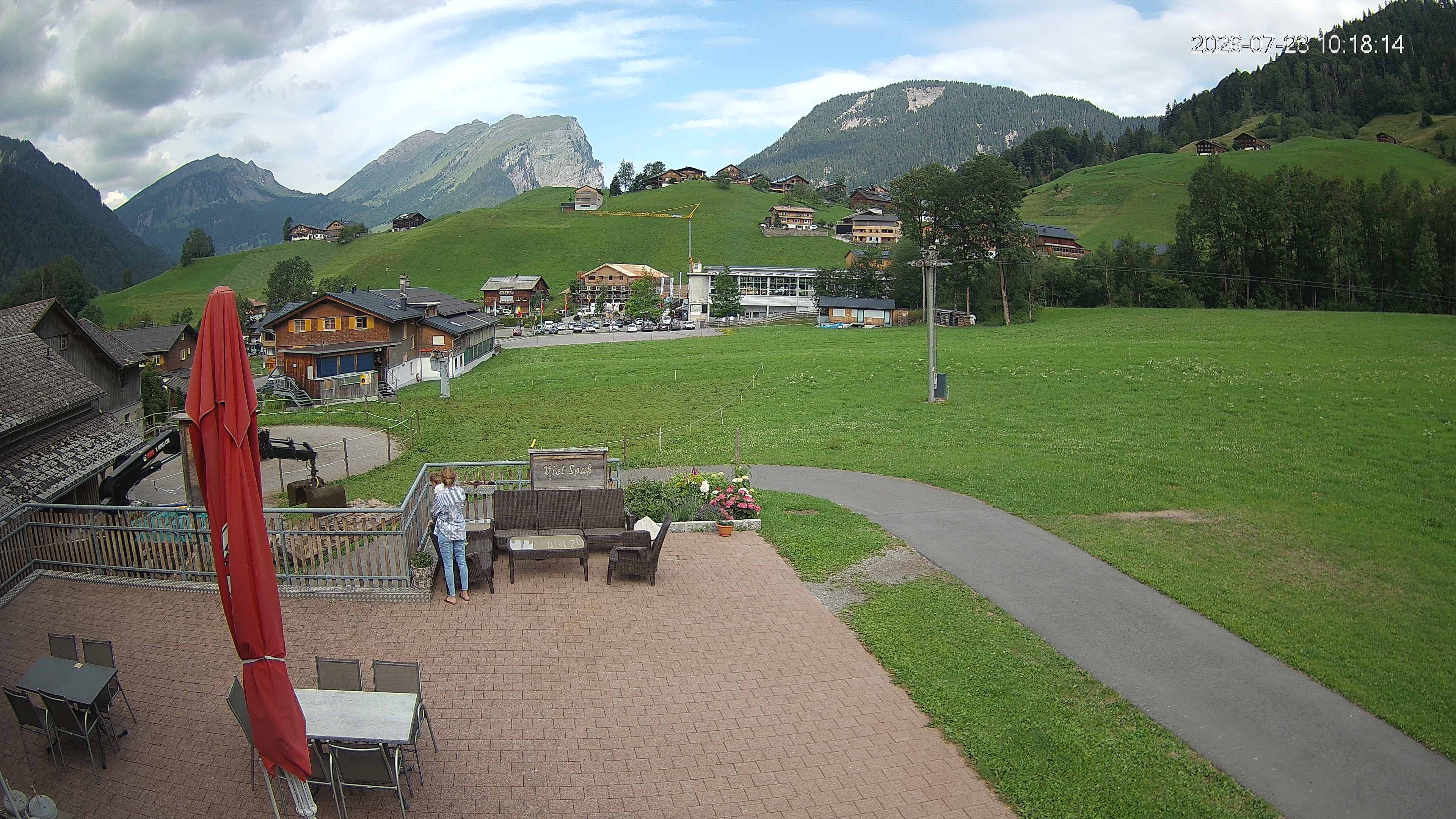 Archiv Foto Webcam Schrannenhof am Diedamskopf