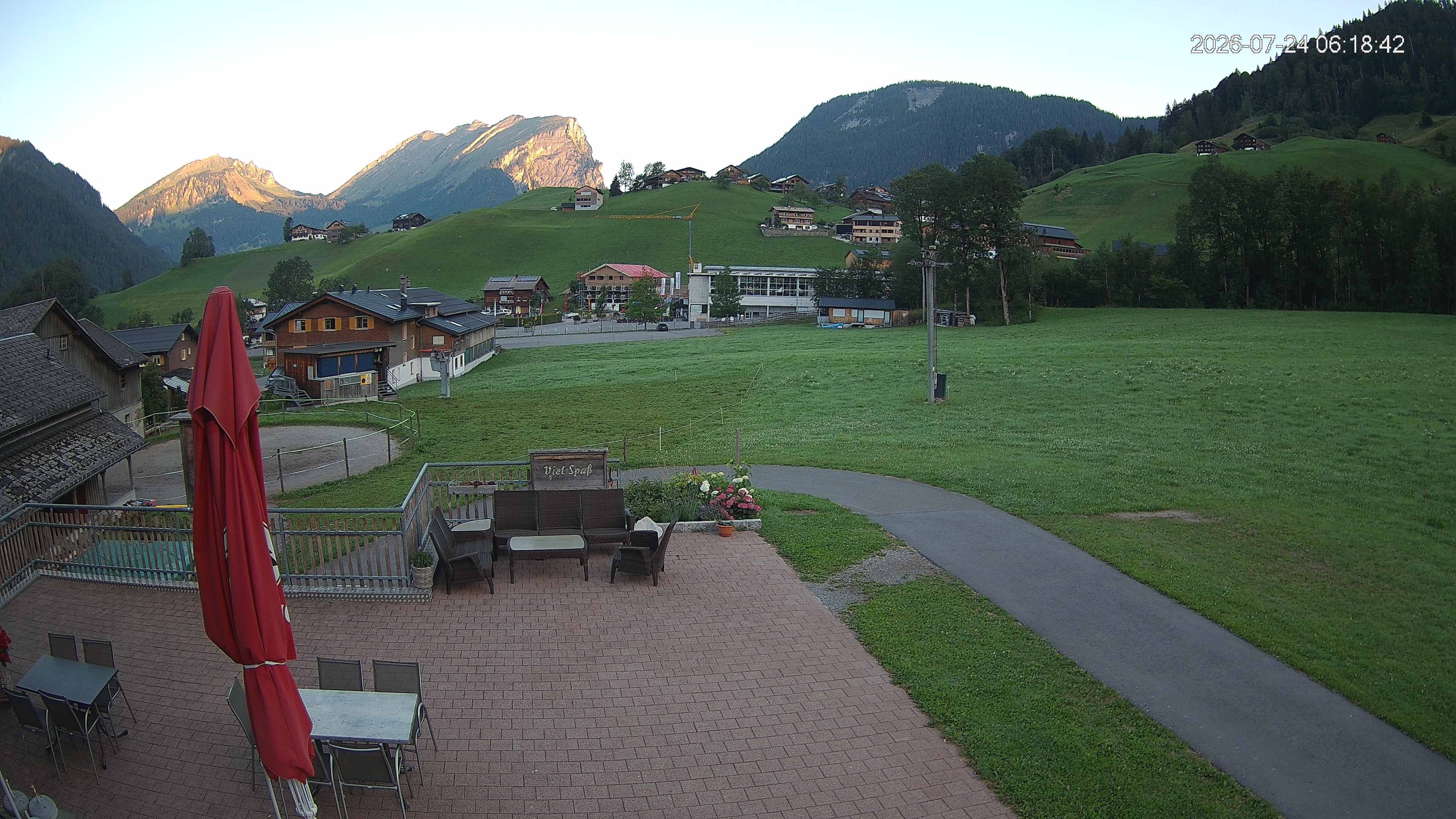 Archiv Foto Webcam Schrannenhof am Diedamskopf