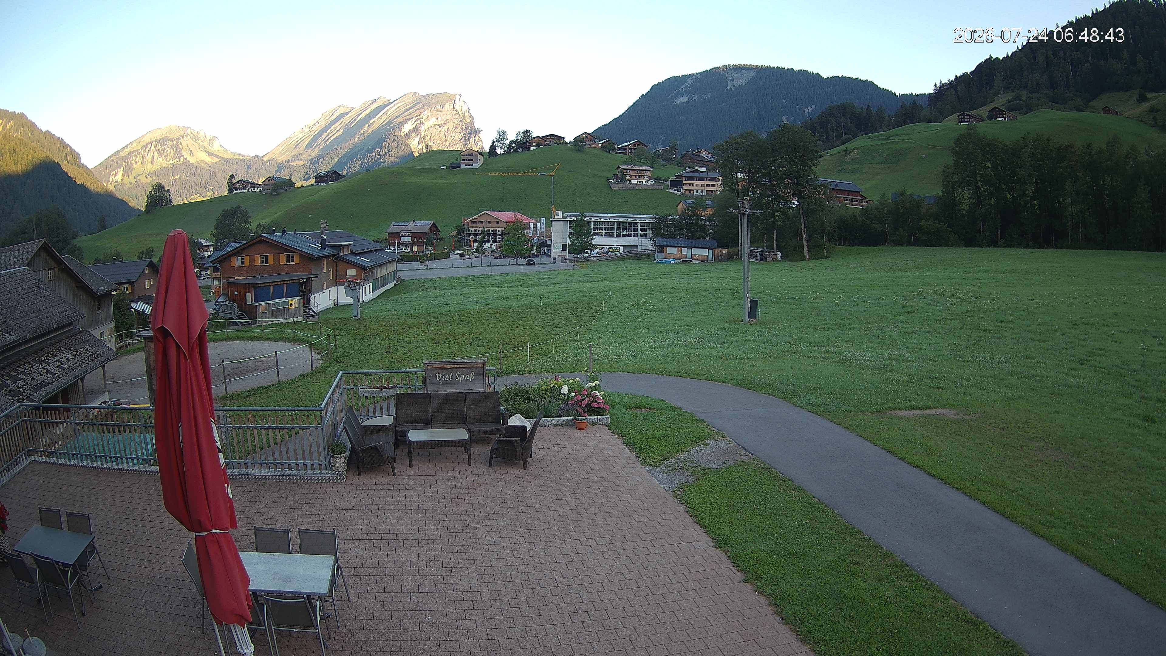 Archiv Foto Webcam Schrannenhof am Diedamskopf
