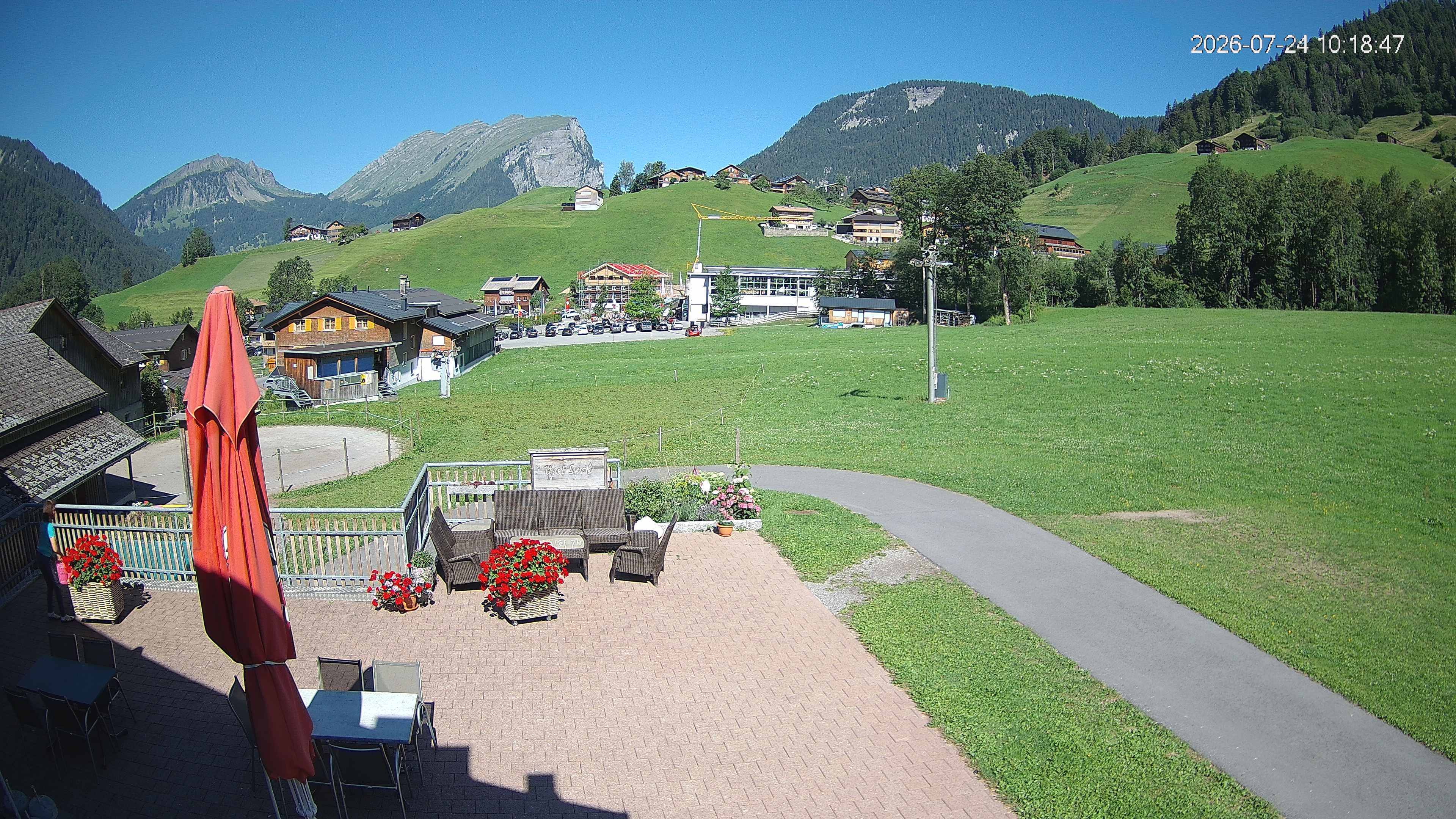 Archiv Foto Webcam Schrannenhof am Diedamskopf