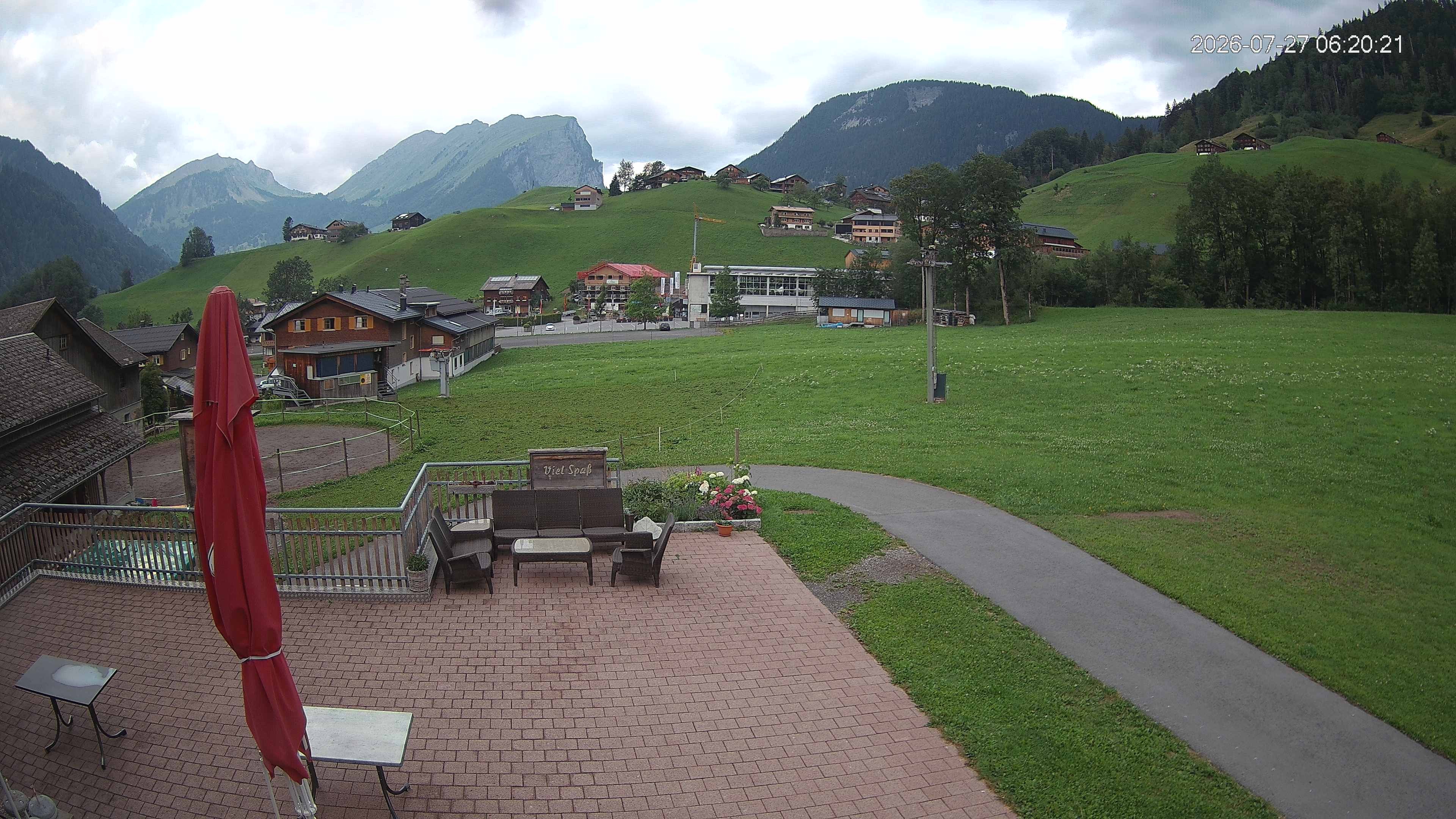 Archiv Foto Webcam Schrannenhof am Diedamskopf