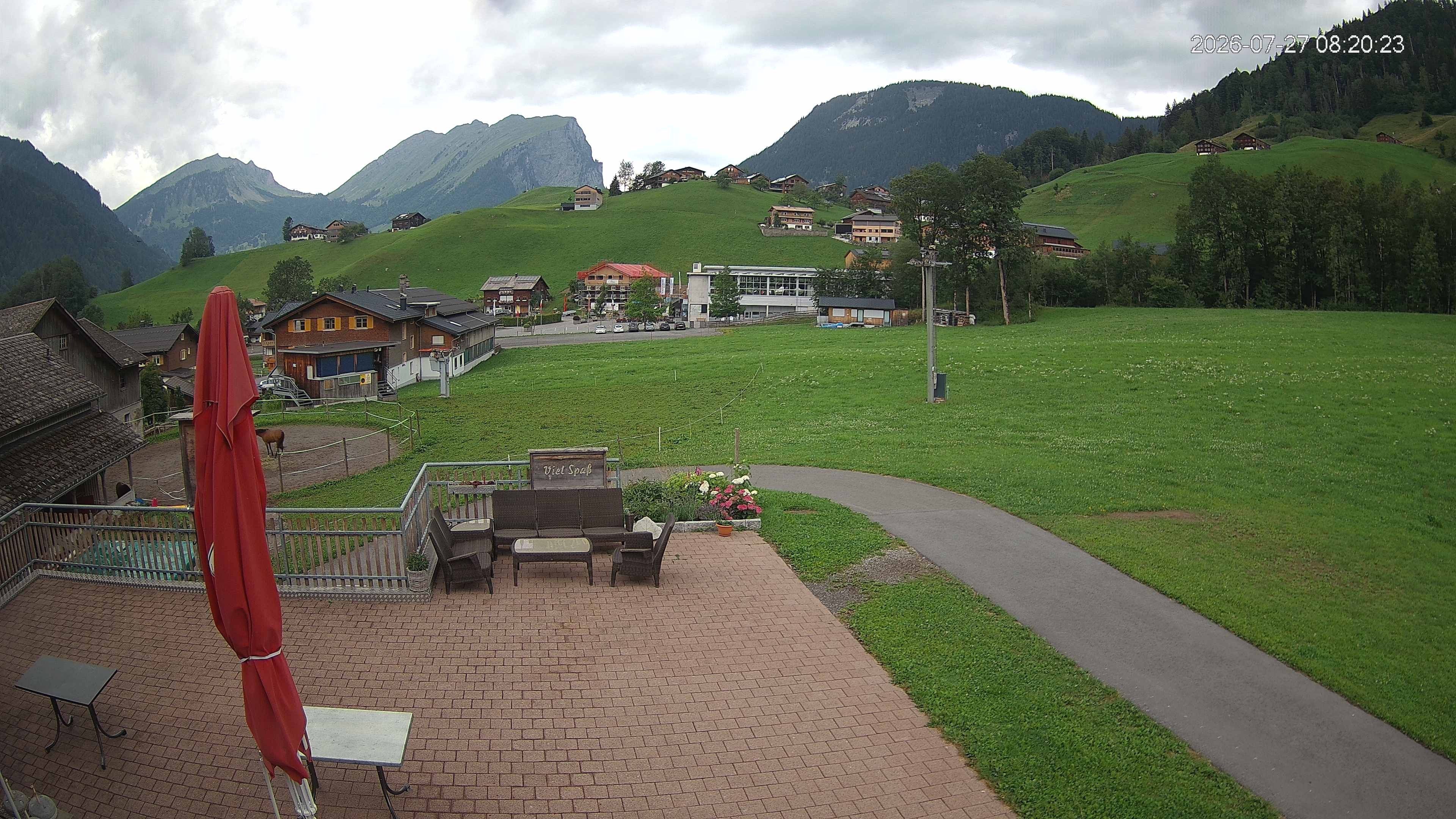 Archiv Foto Webcam Schrannenhof am Diedamskopf