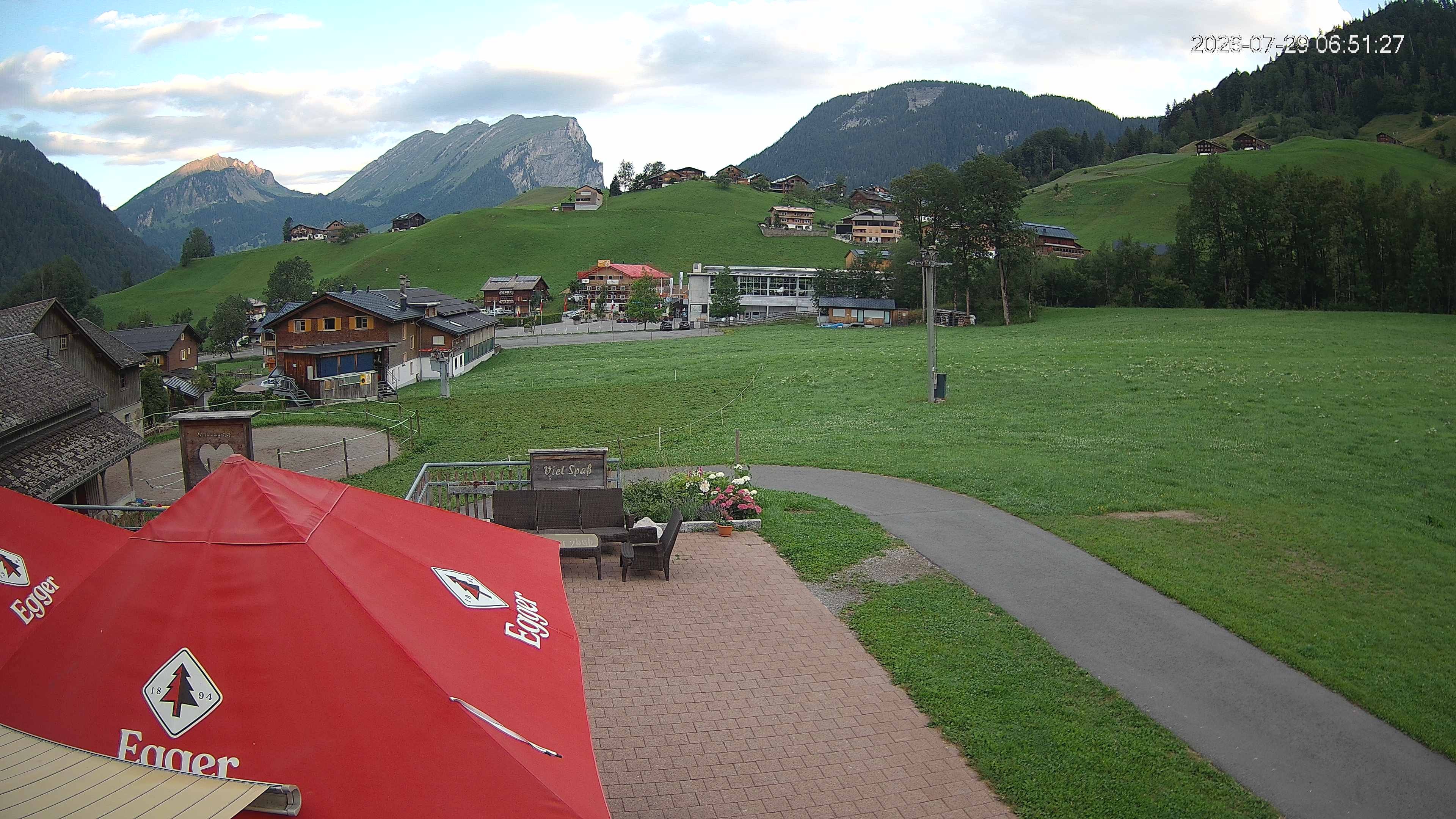 Archiv Foto Webcam Schrannenhof am Diedamskopf