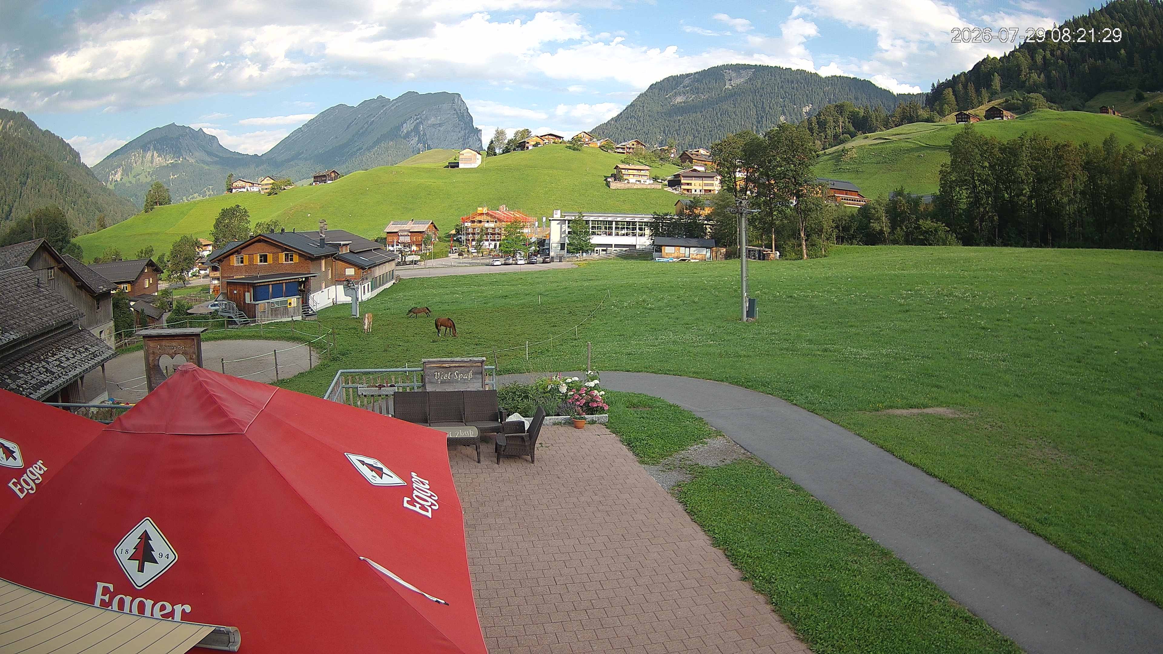 Archiv Foto Webcam Schrannenhof am Diedamskopf