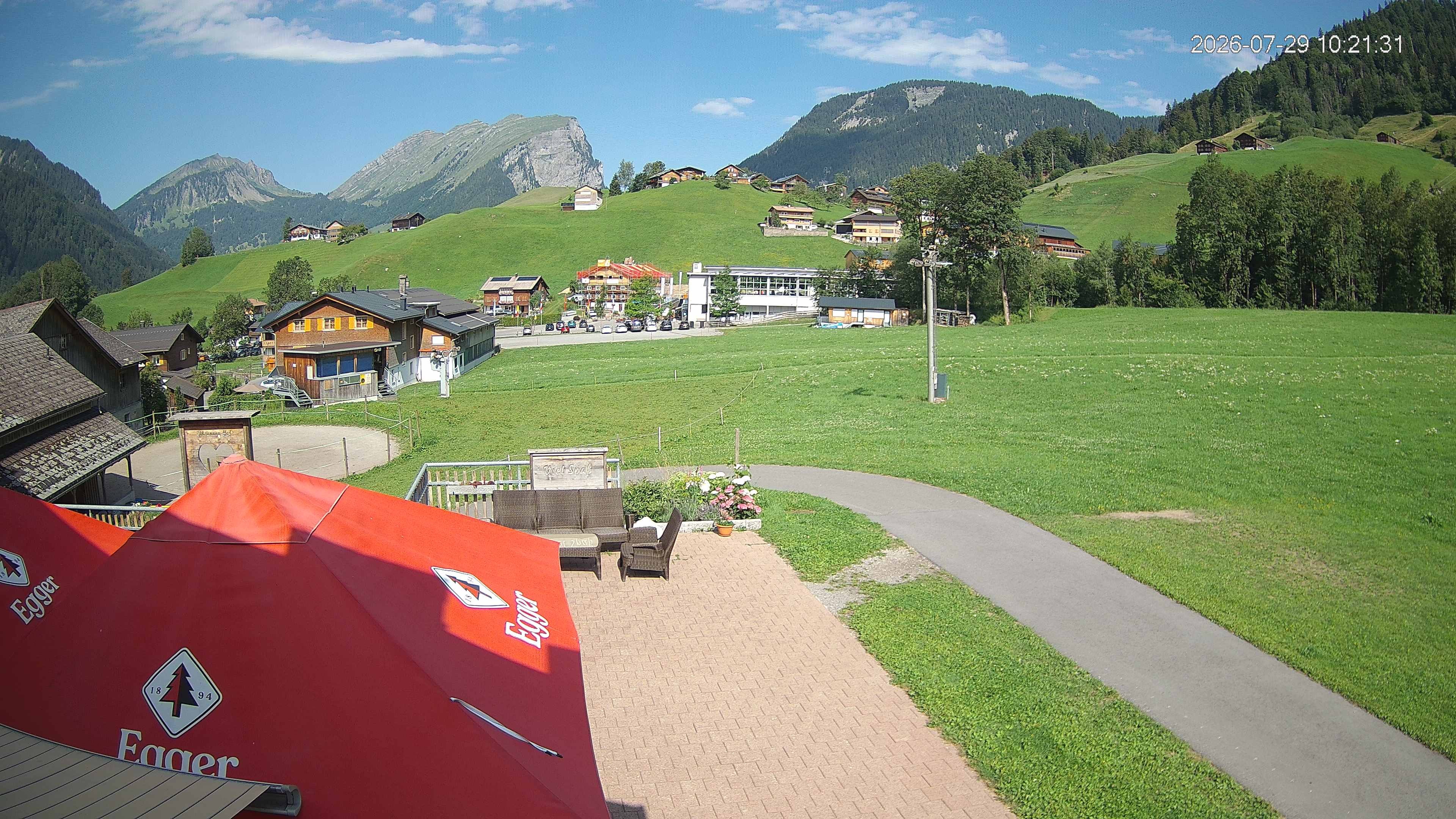 Archiv Foto Webcam Schrannenhof am Diedamskopf
