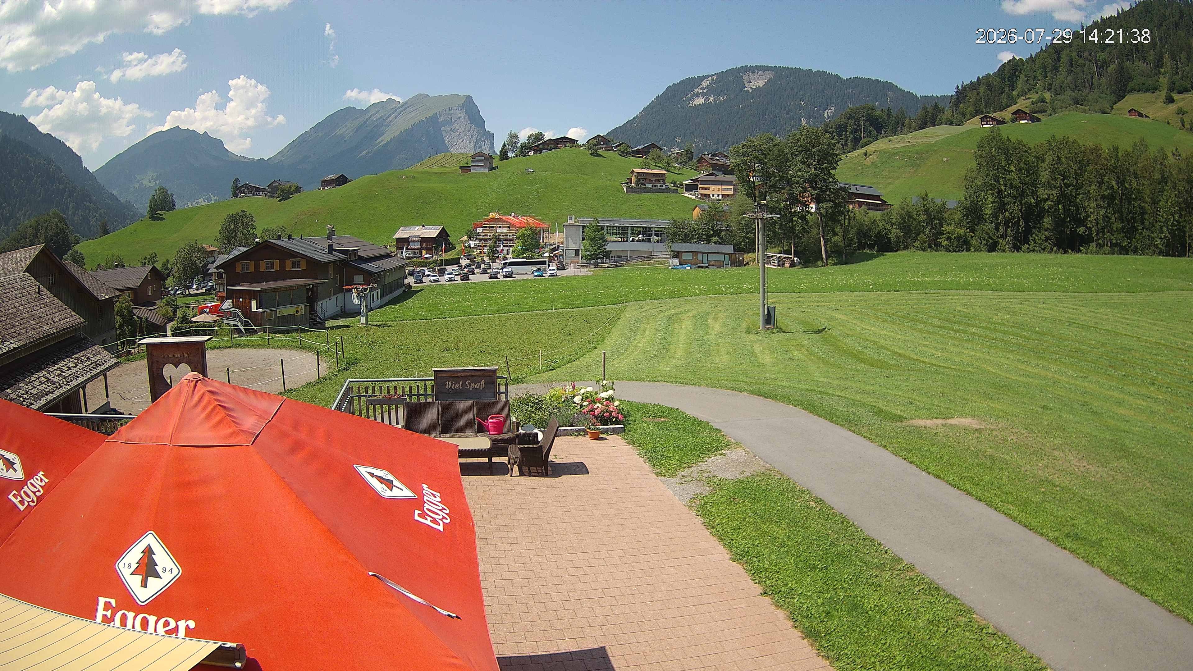 Archiv Foto Webcam Schrannenhof am Diedamskopf
