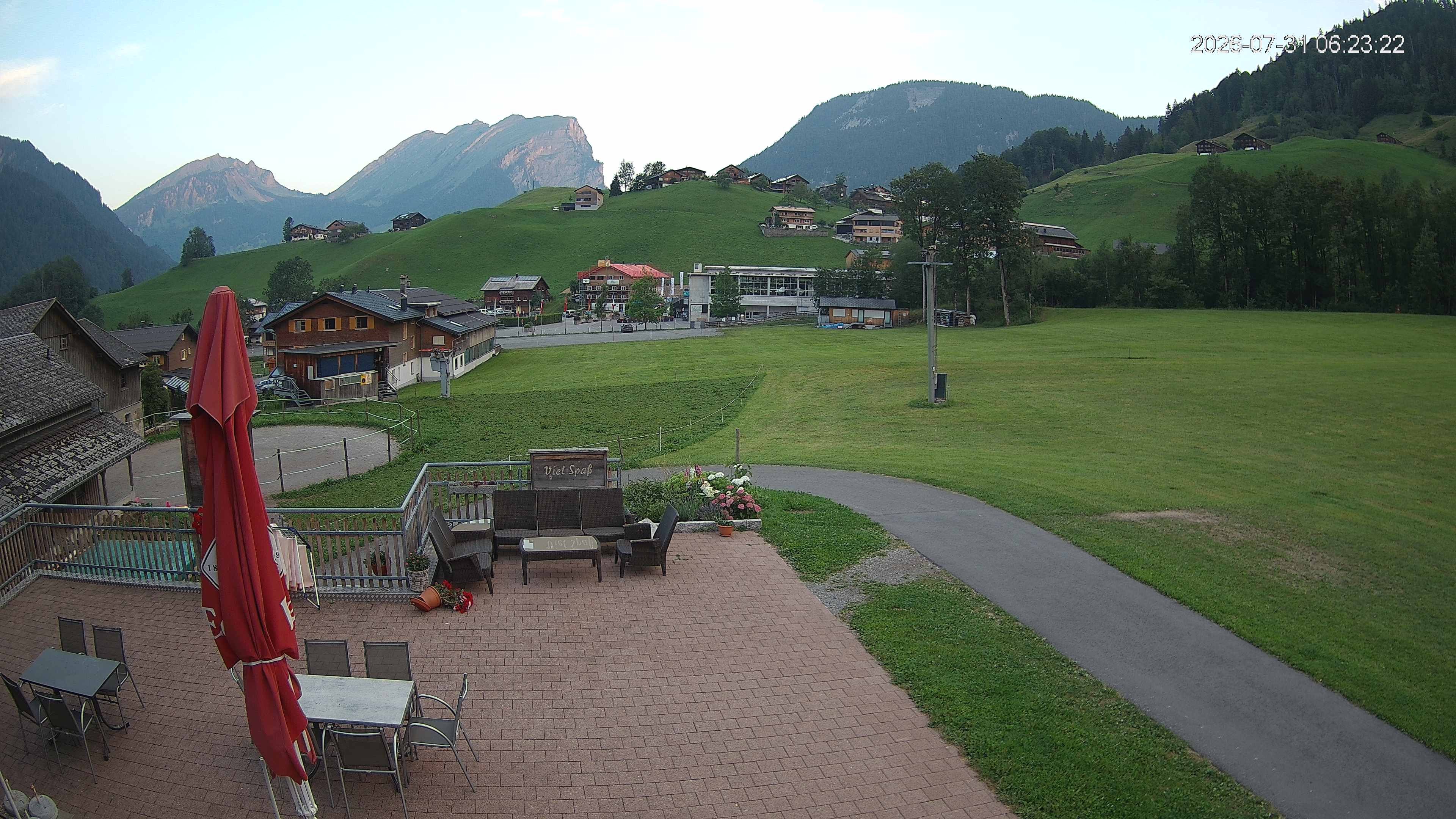 Archiv Foto Webcam Schrannenhof am Diedamskopf