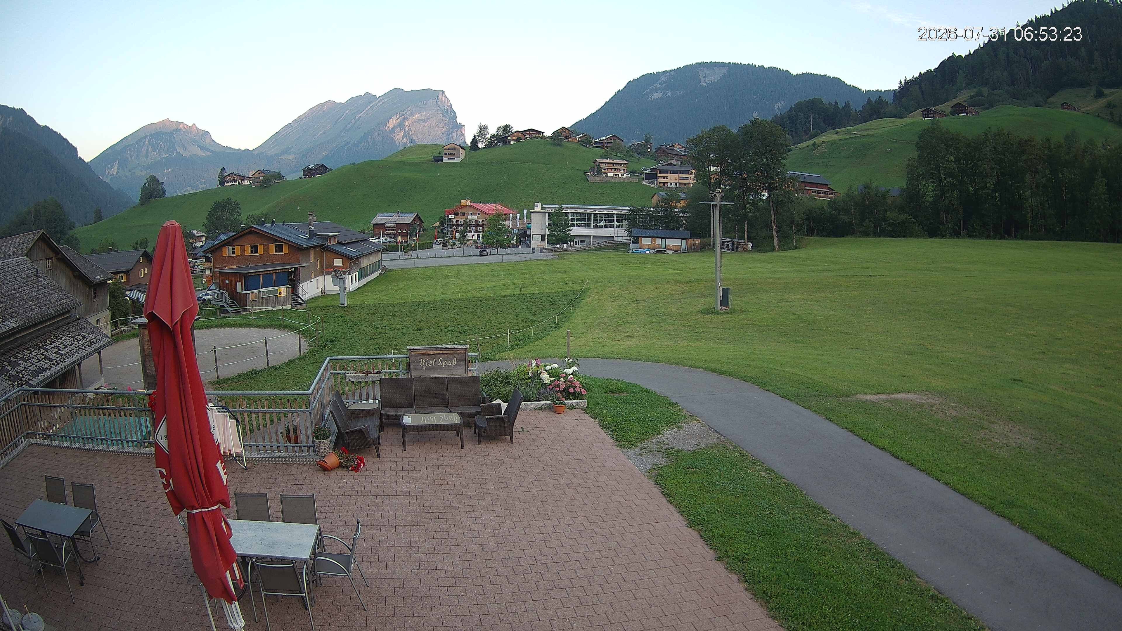 Archiv Foto Webcam Schrannenhof am Diedamskopf