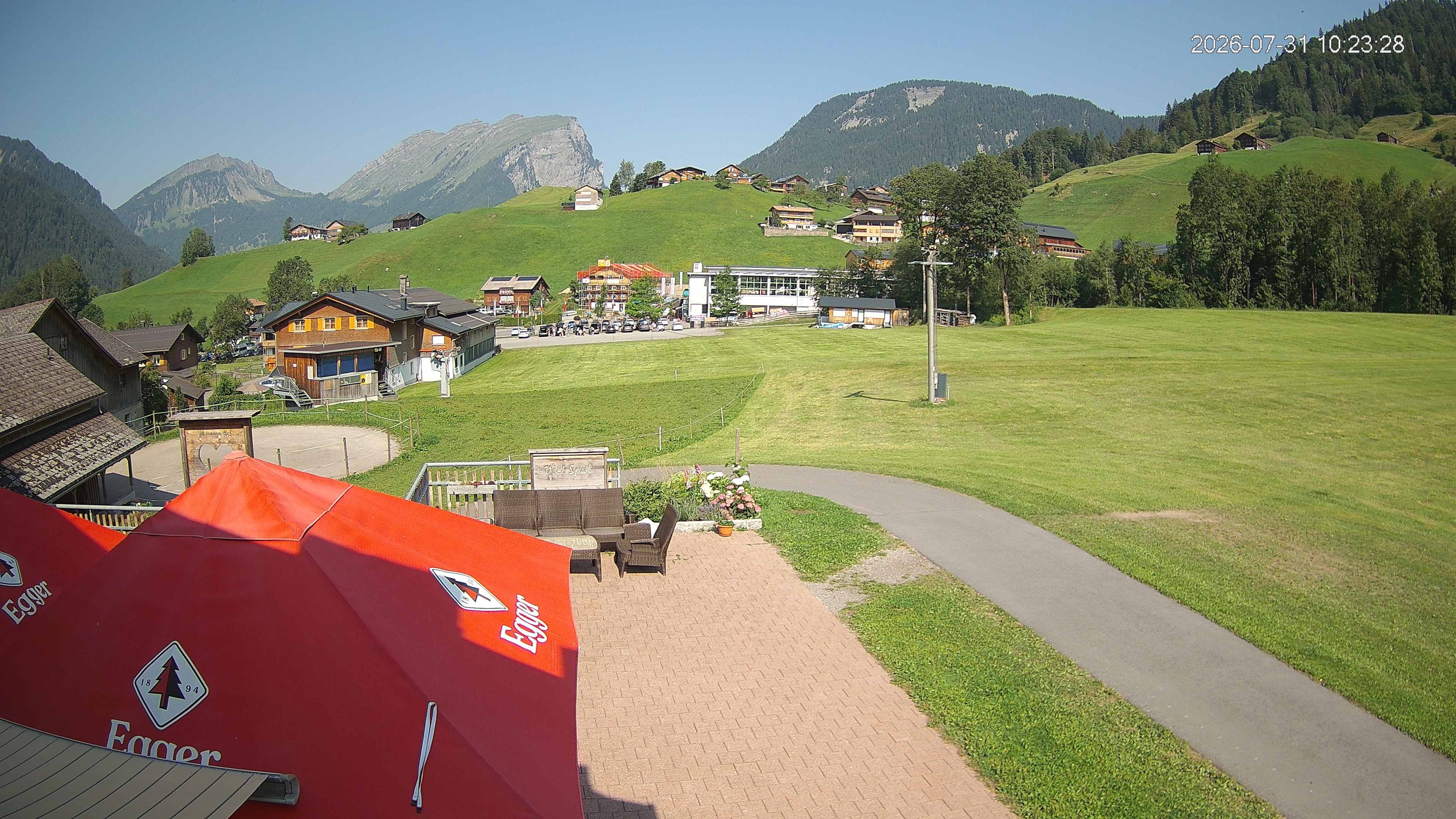 Archiv Foto Webcam Schrannenhof am Diedamskopf