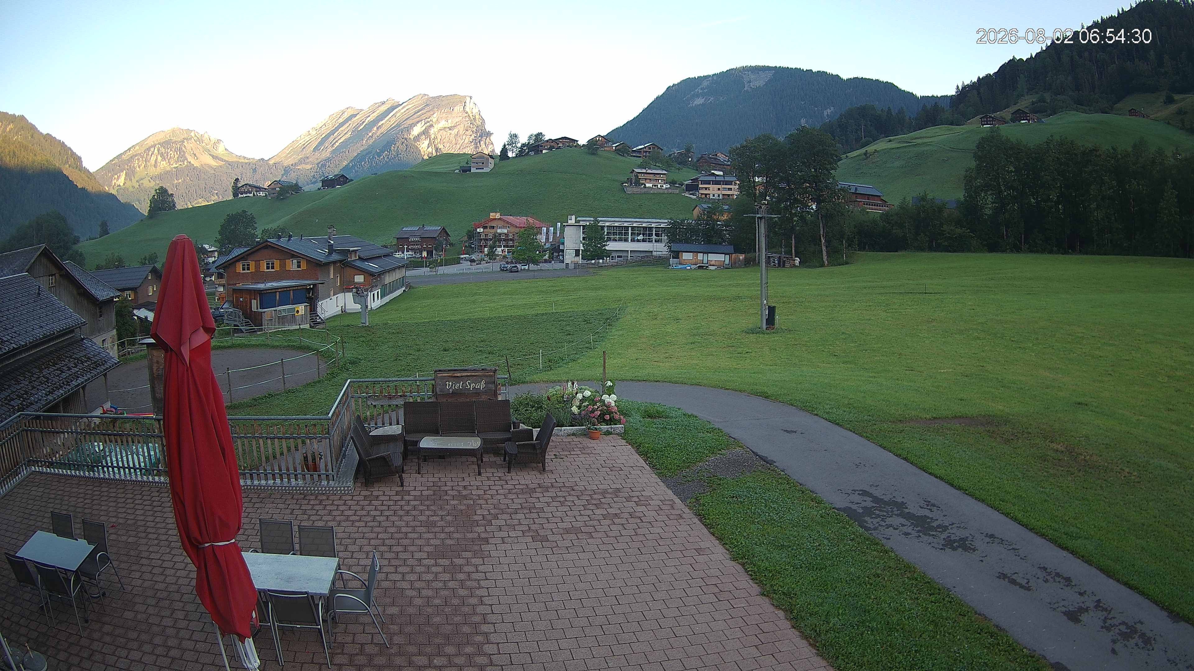 Archiv Foto Webcam Schrannenhof am Diedamskopf