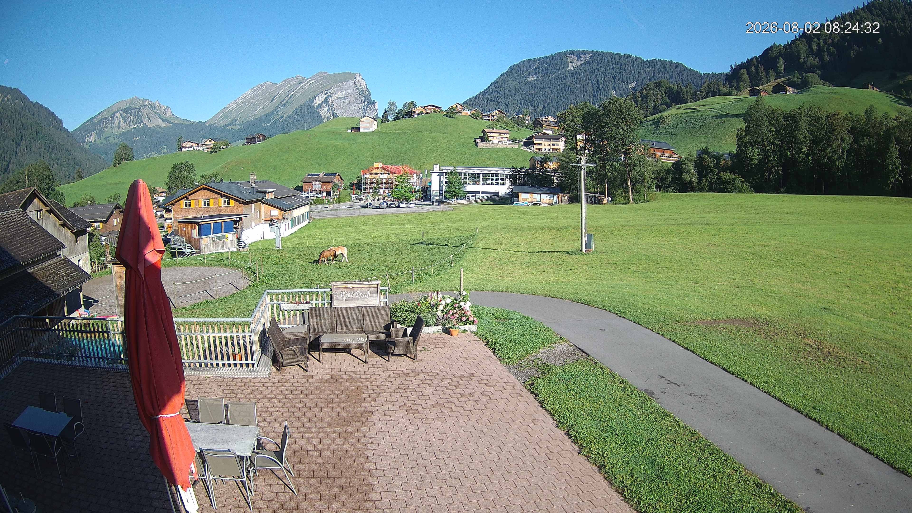 Archiv Foto Webcam Schrannenhof am Diedamskopf