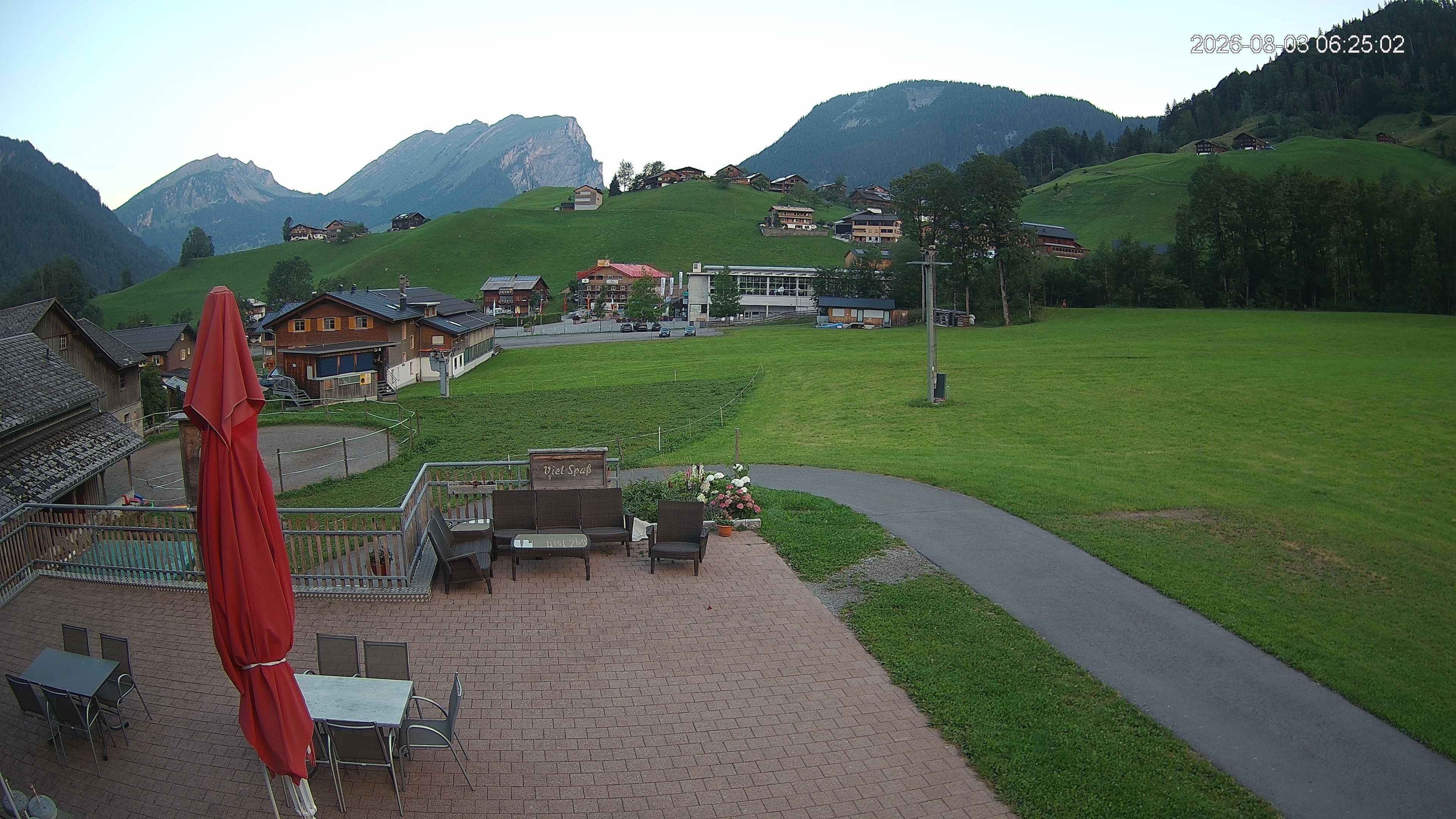 Archiv Foto Webcam Schrannenhof am Diedamskopf