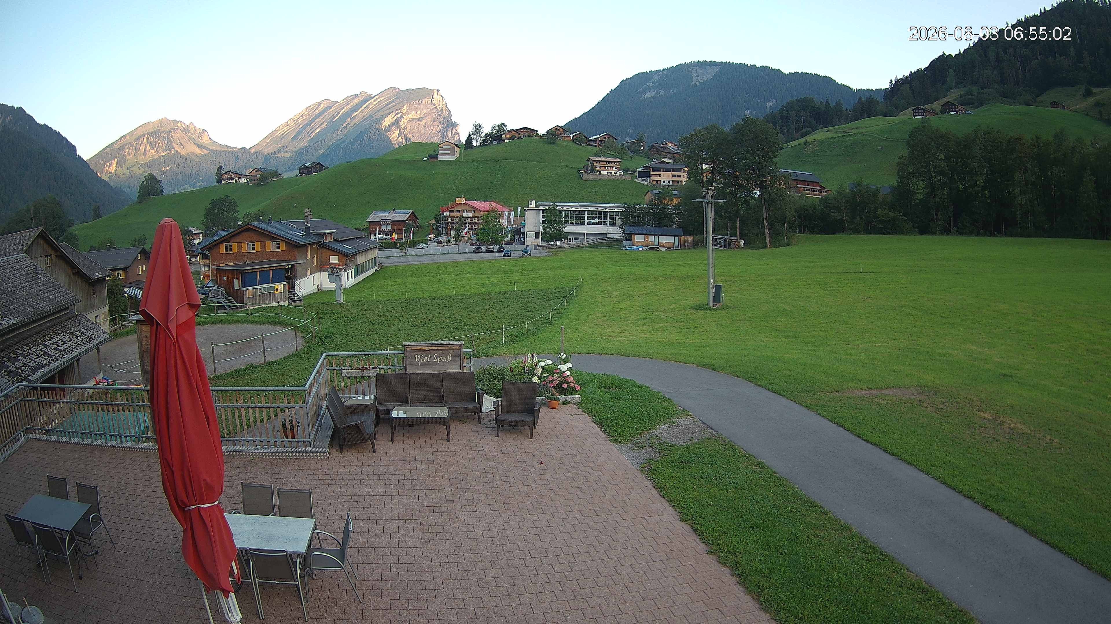 Archiv Foto Webcam Schrannenhof am Diedamskopf